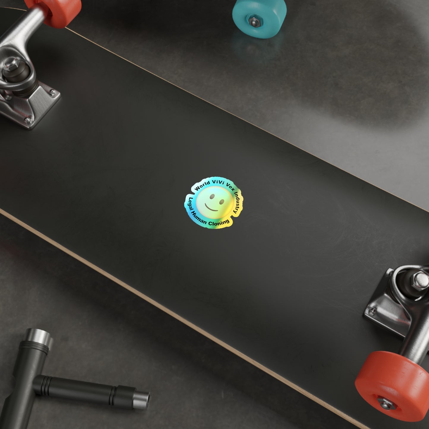 World ViVi Vex Industry Holographic Die-cut Stickers