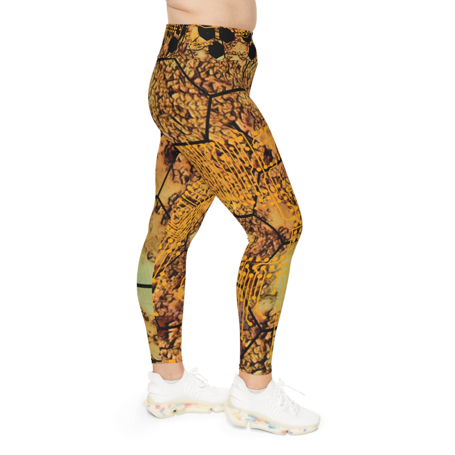 ViVi Vex Dust Punk Ash-Cryptid Leggings (Plus Size)