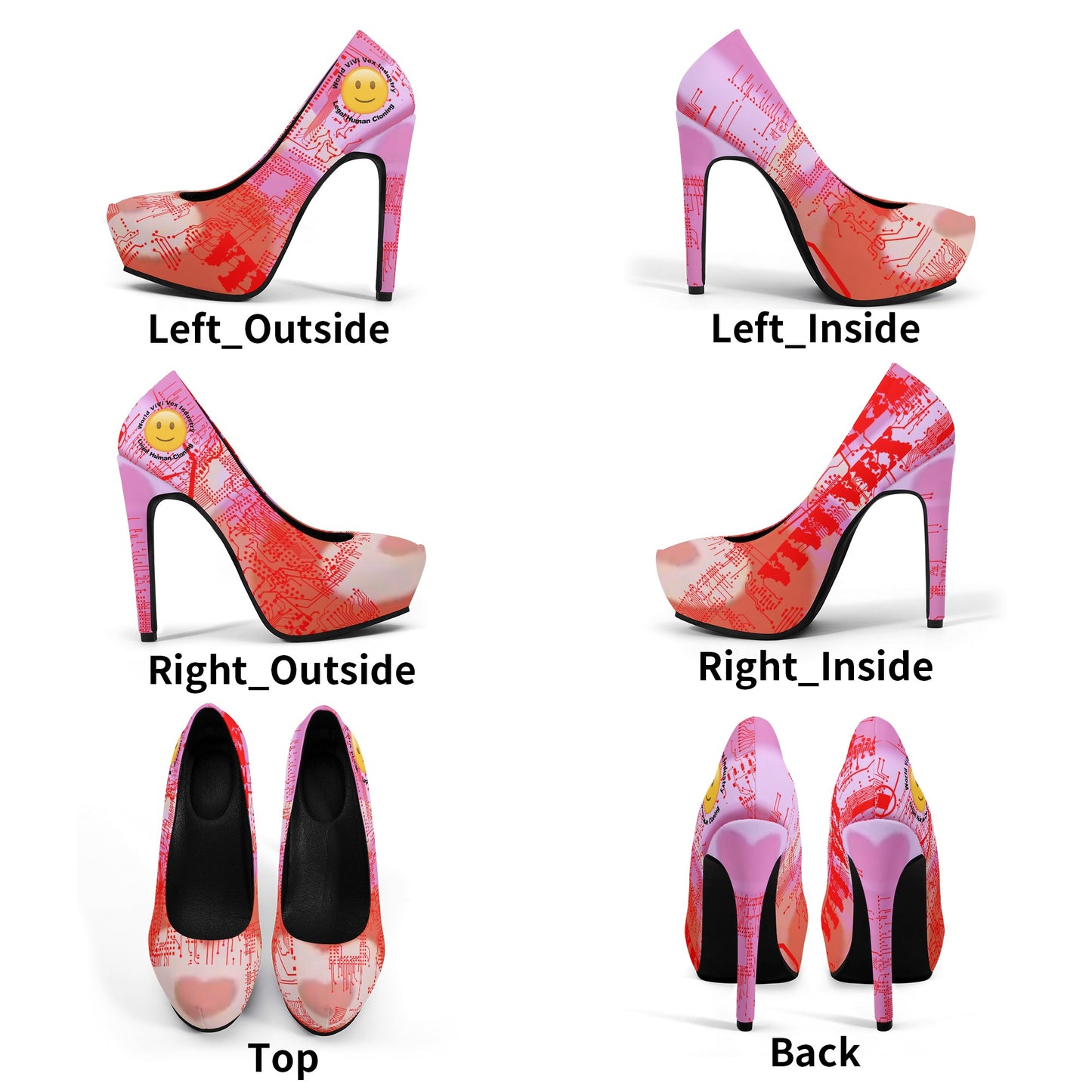 ViVi Vex Cyberpuff High Heels (Platform Pumps 5 Inch)