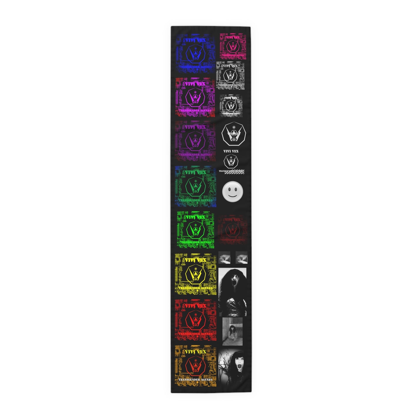 ViVi Vex Roll of Patches 2 (Black, Cotton, Polyester)