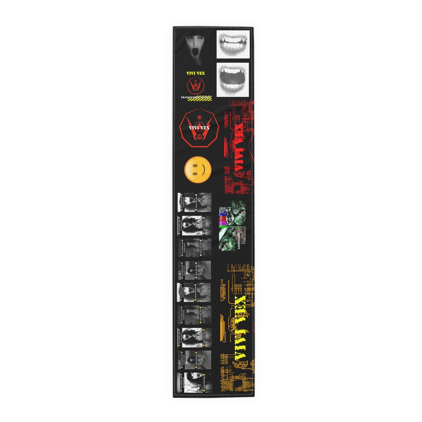 ViVi Vex Roll of Patches 1 (Black, Cotton, Polyester)