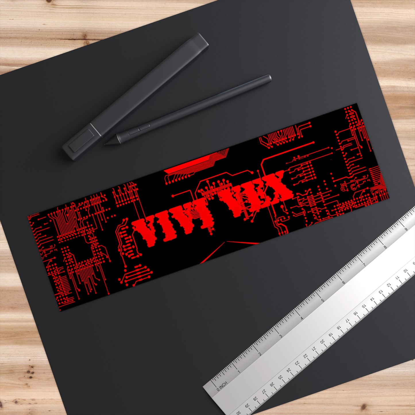 ViVi Vex Red Cyberpunk's Shadow Bumper Sticker