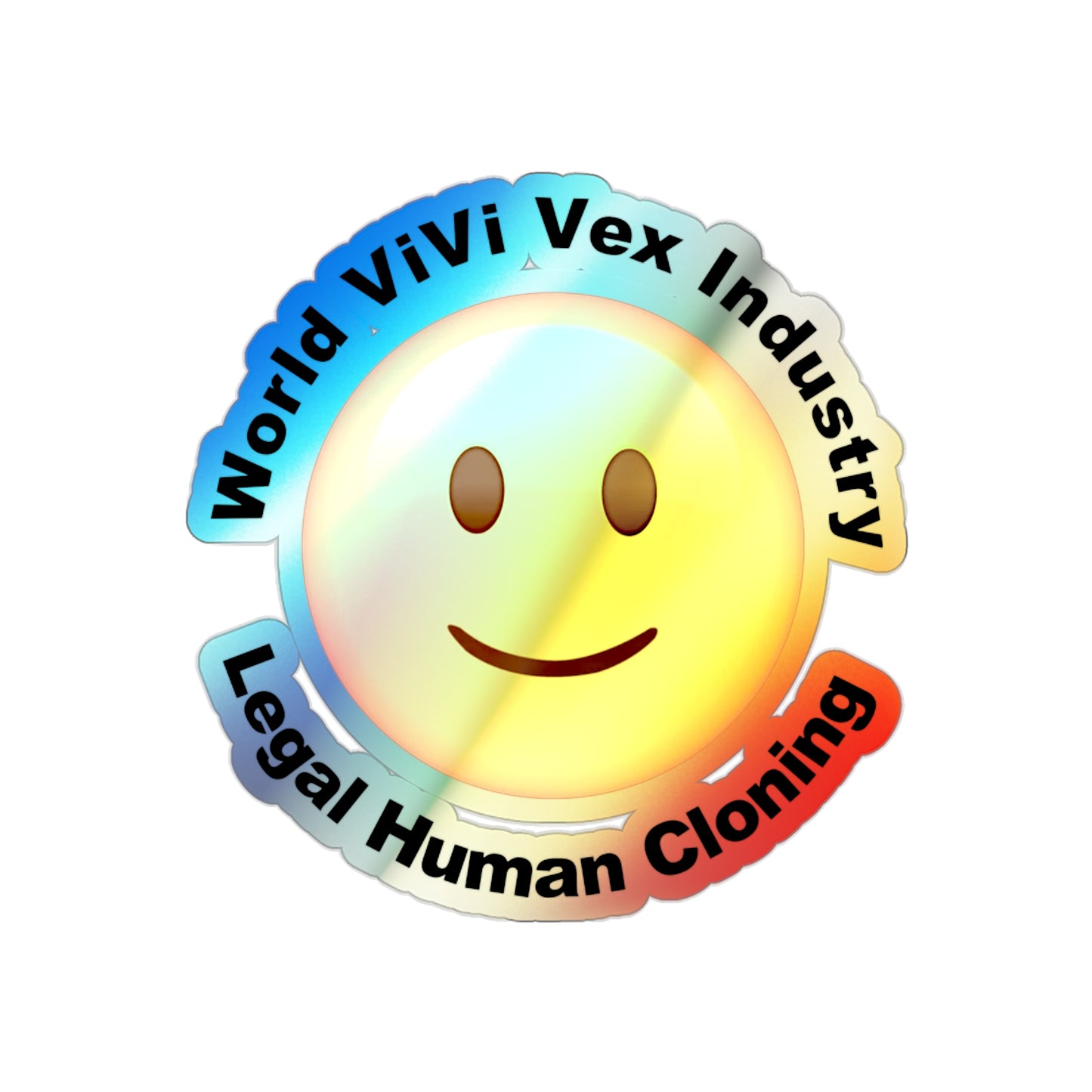 World ViVi Vex Industry Holographic Die-cut Stickers