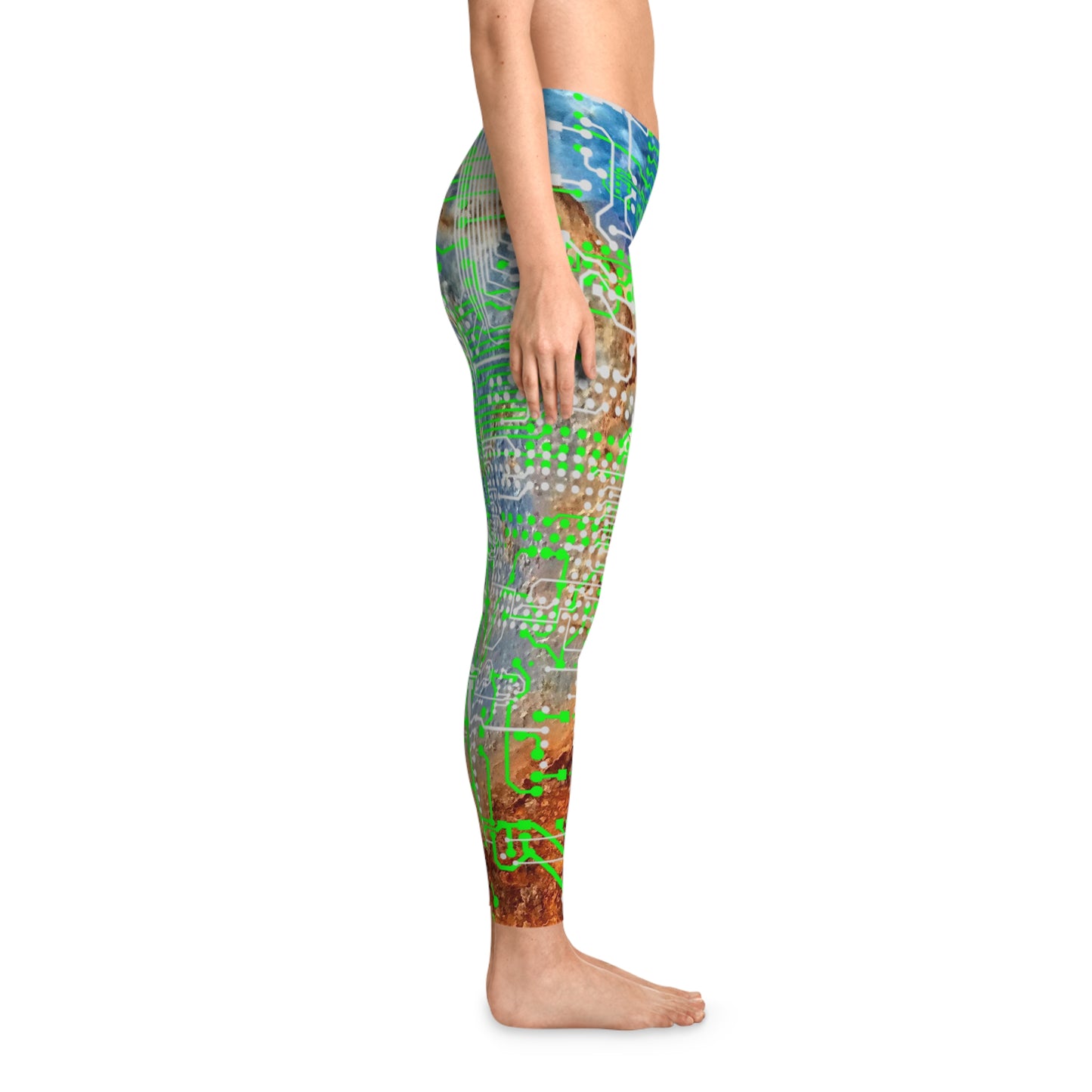 ViVi Vex Sand~Punk SeaWeed Cloud Leggings (Stretchy)