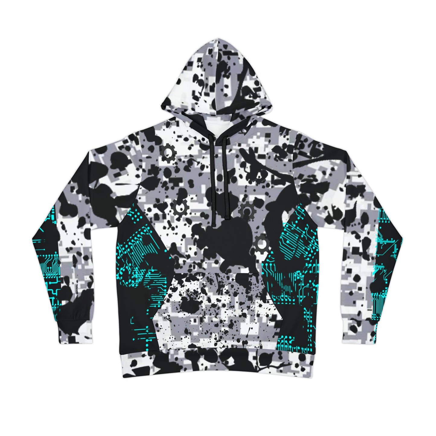 ViVi Vex Cold Unit Splatter Stealth Hoodie