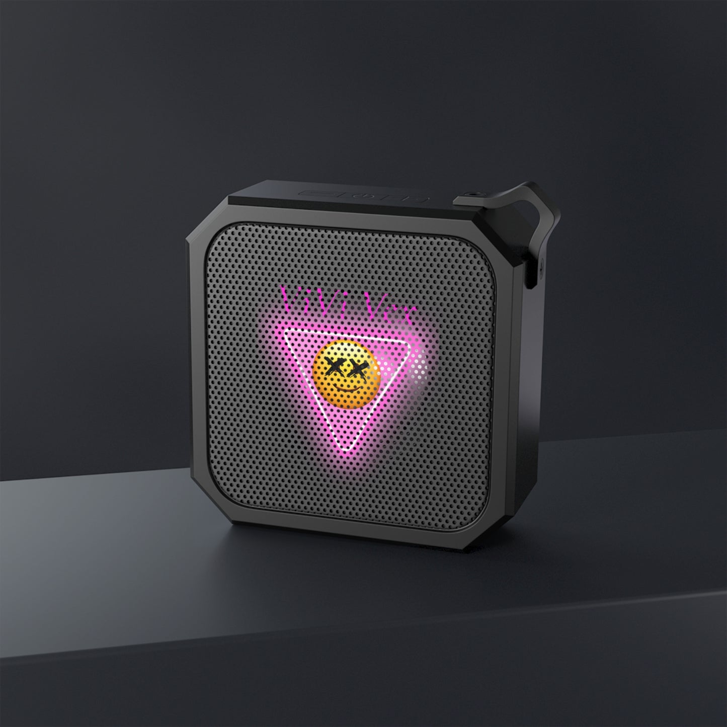 ViVi Vex H.E.L.P.E.R. Corrupted Pink Triangle Blackwater Outdoor Bluetooth Speaker