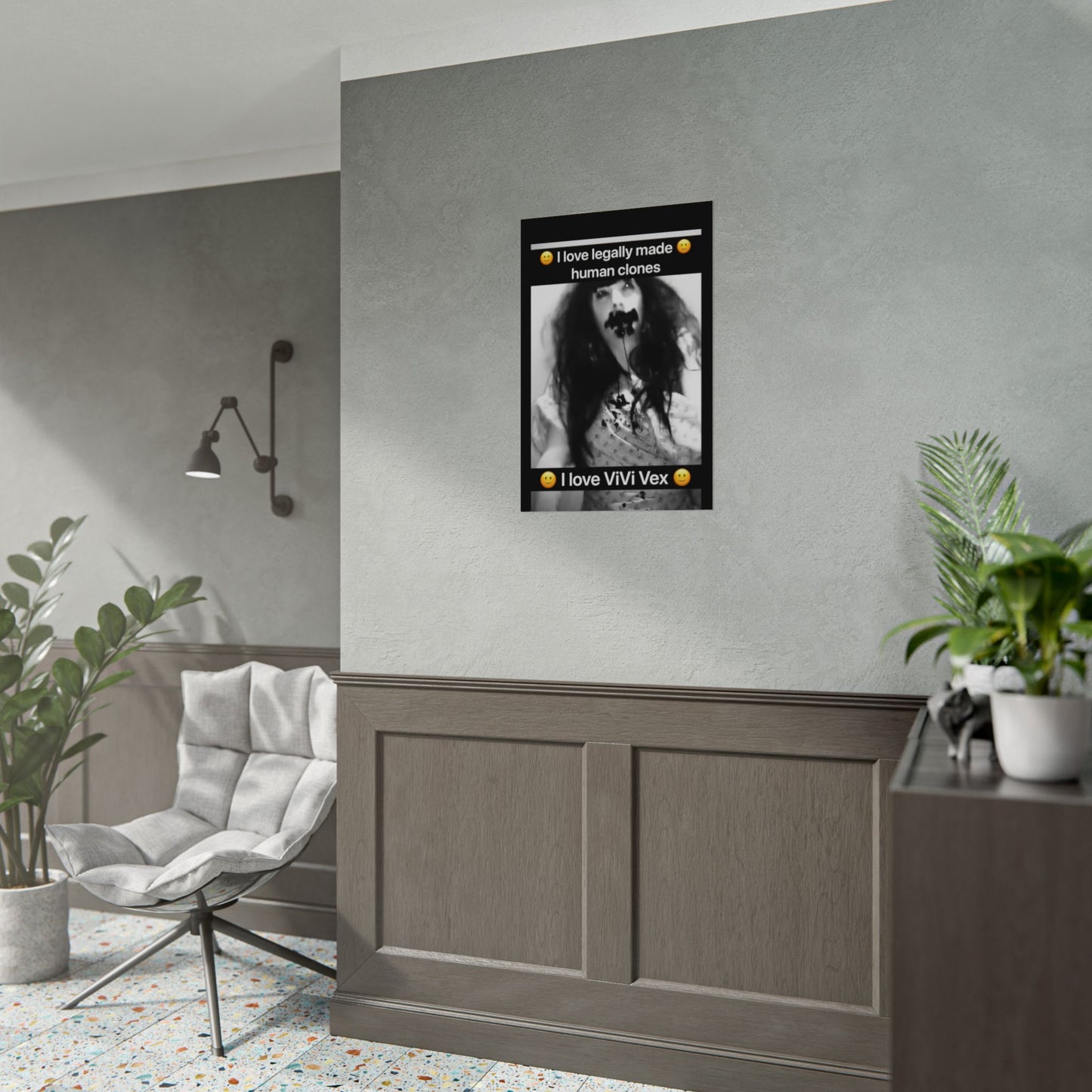 I love ViVi Vex I love Legally Made Human Clones Rolled Poster 2