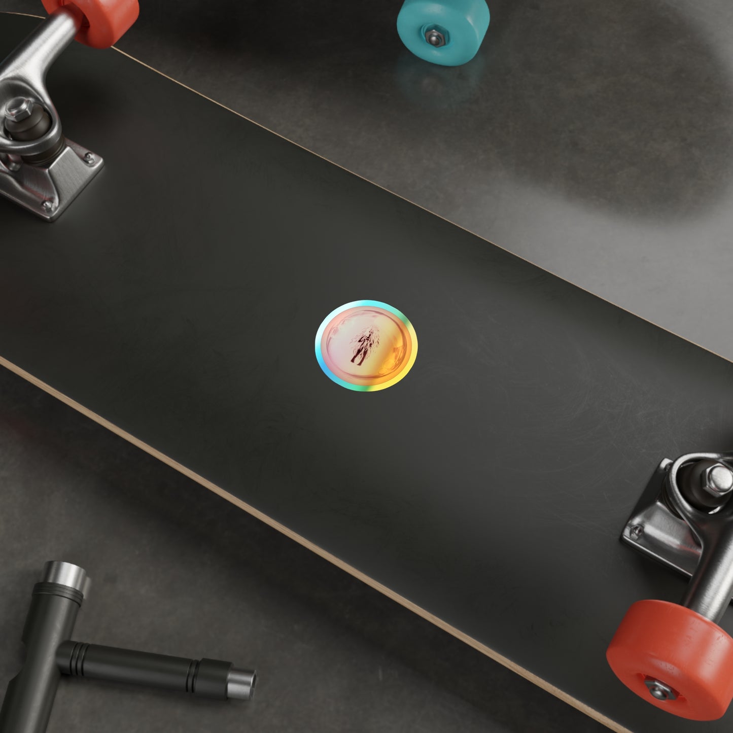 ViVi Vex Clone in Mew Bubble - Holographic Sticker - Orange 2