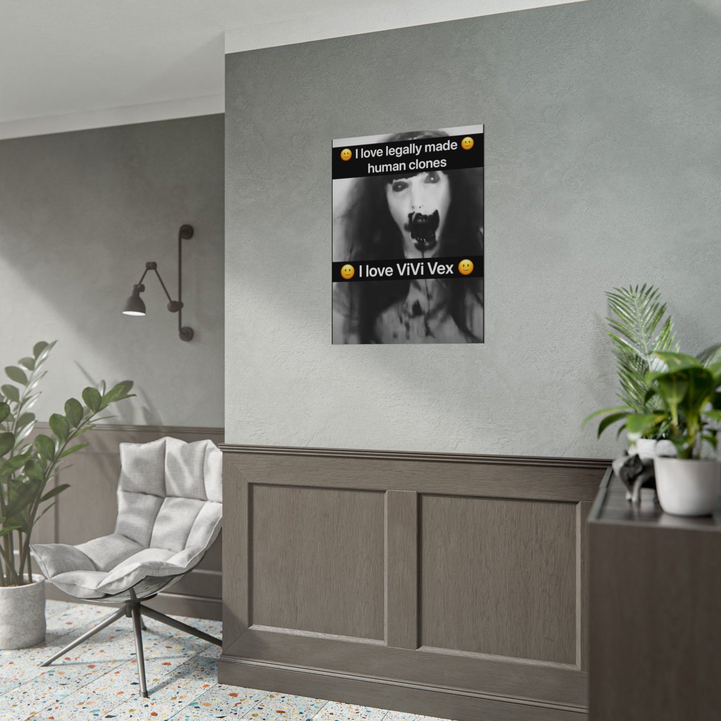 I love ViVi Vex I love Legally Made Human Clones Rolled Poster 5