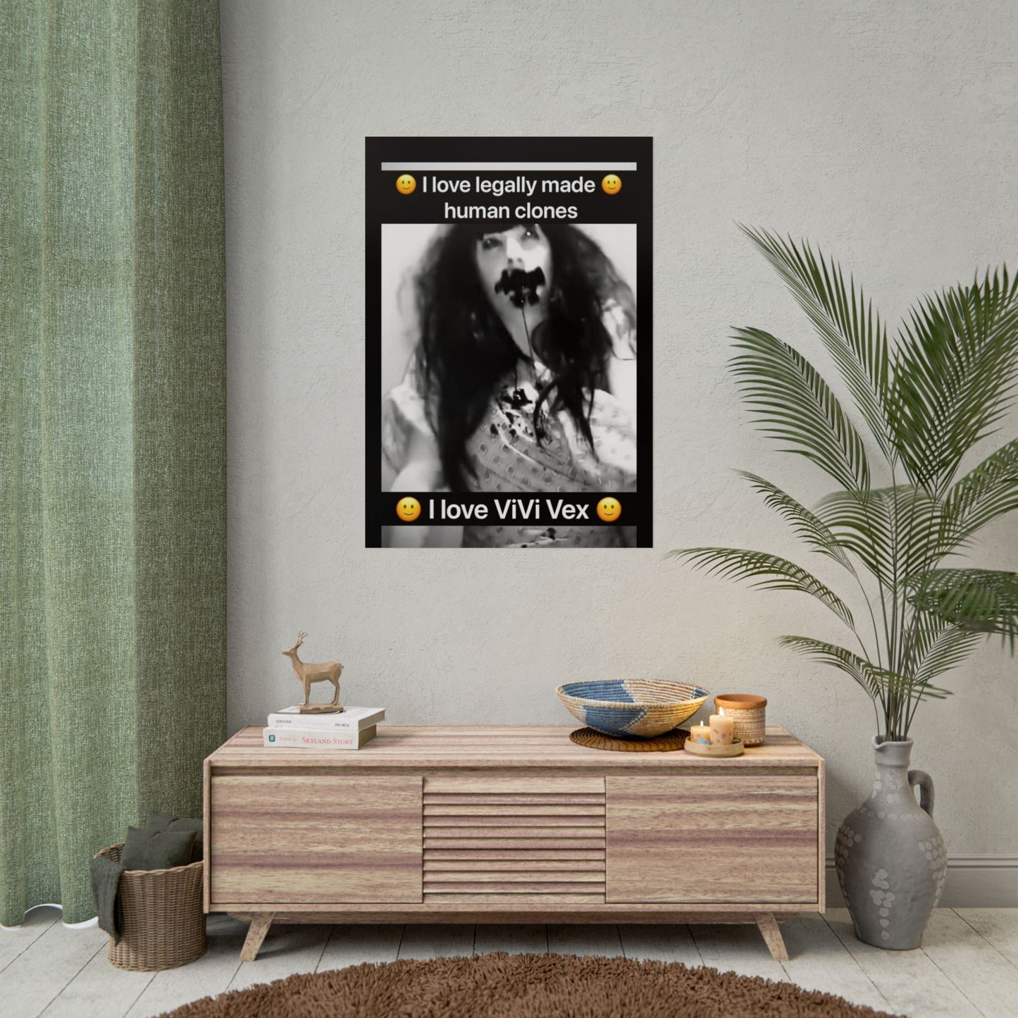 I love ViVi Vex I love Legally Made Human Clones Rolled Poster 2