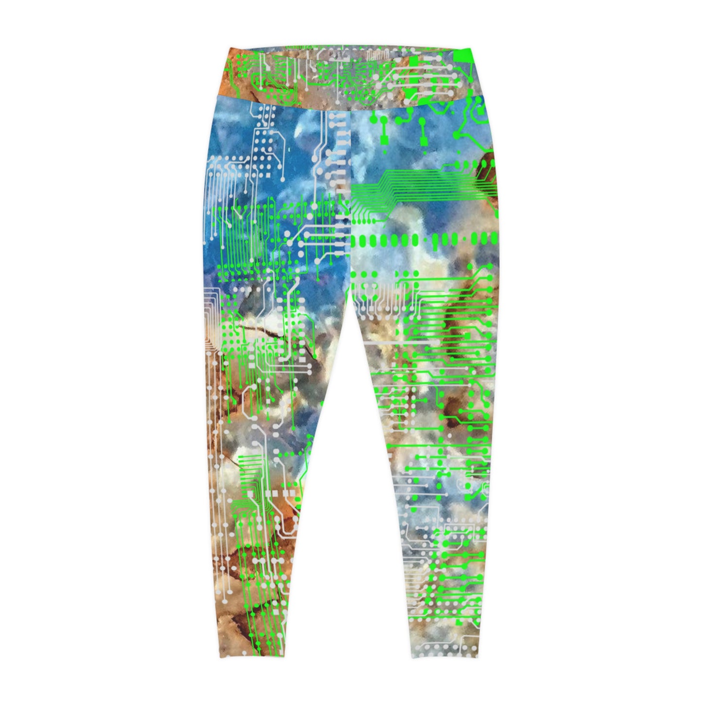 ViVi Vex Sand~Punk SeaWeed Cloud Leggings (Plus Size)