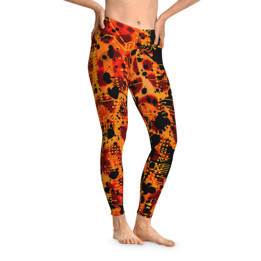 ViVi Vex Rust Punk Rusty's Familiar Leggings (Stretchy)