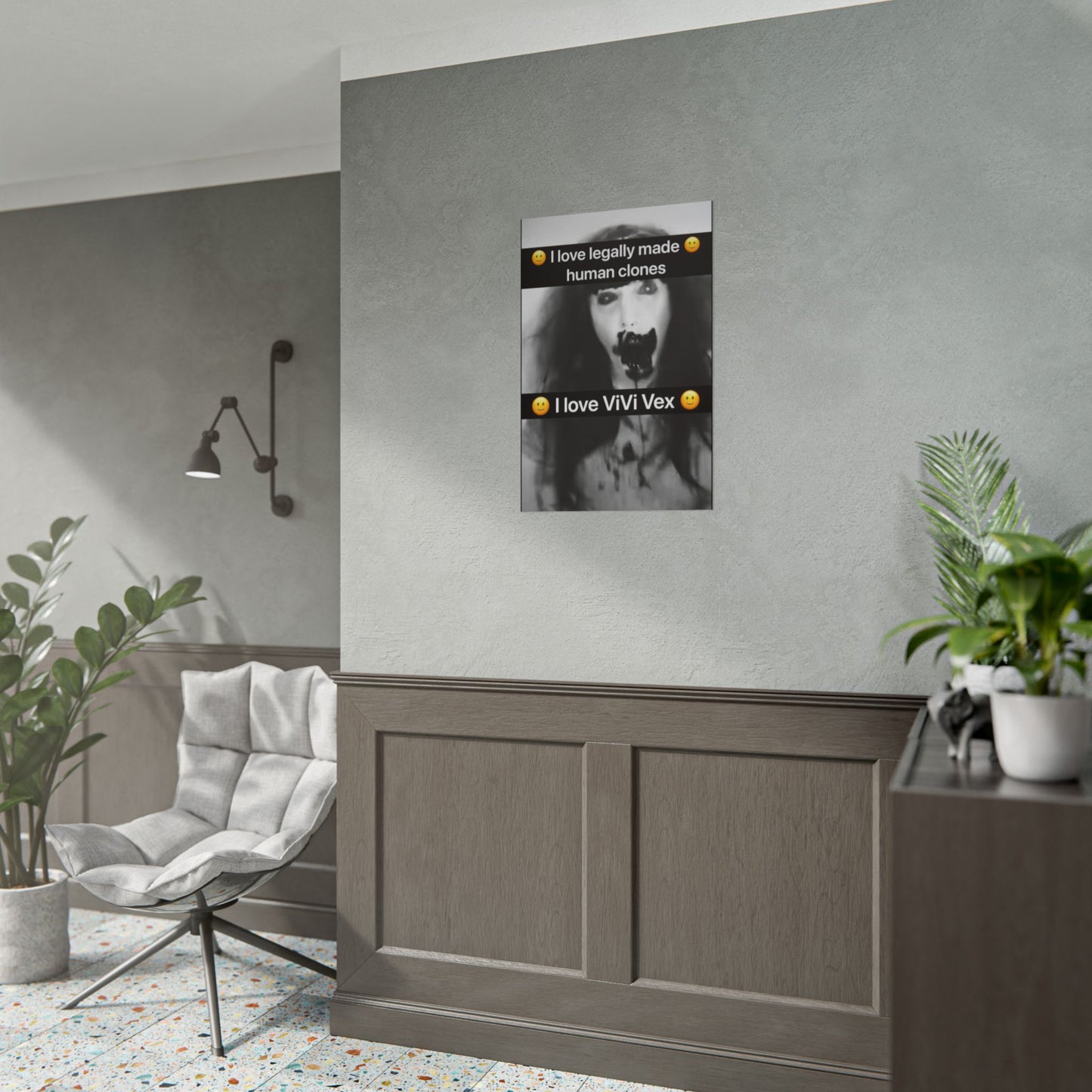 I love ViVi Vex I love Legally Made Human Clones Rolled Poster 5