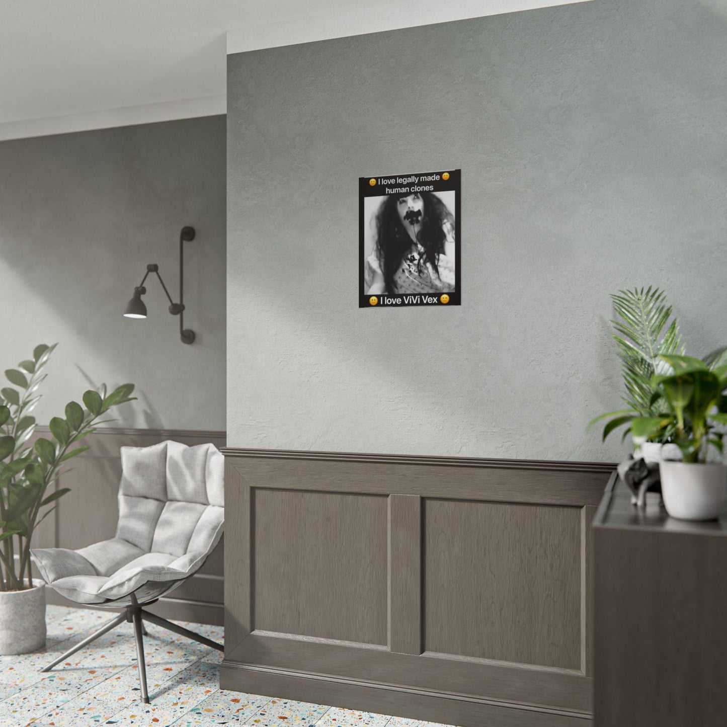 I love ViVi Vex I love Legally Made Human Clones Rolled Poster 2