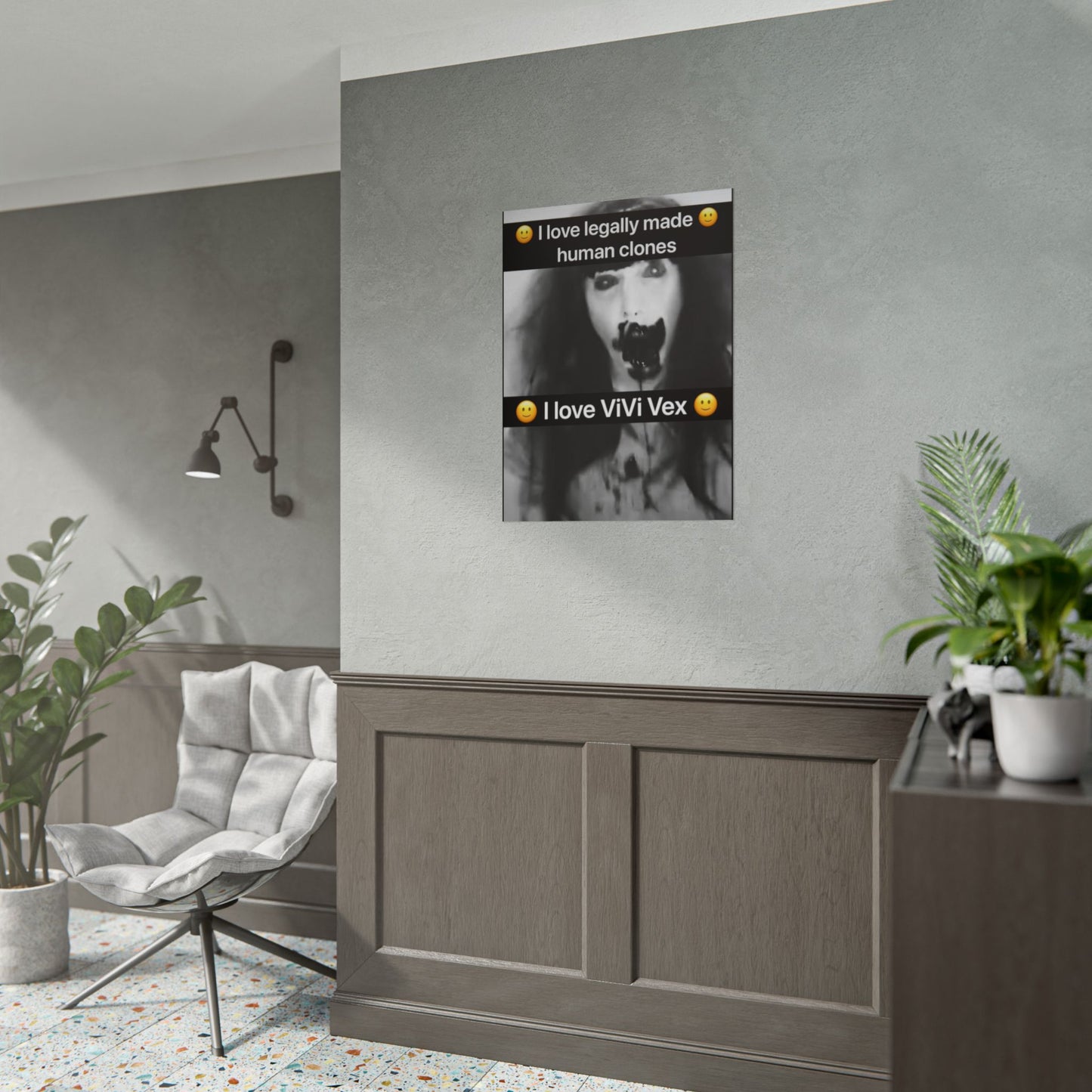 I love ViVi Vex I love Legally Made Human Clones Rolled Poster 5