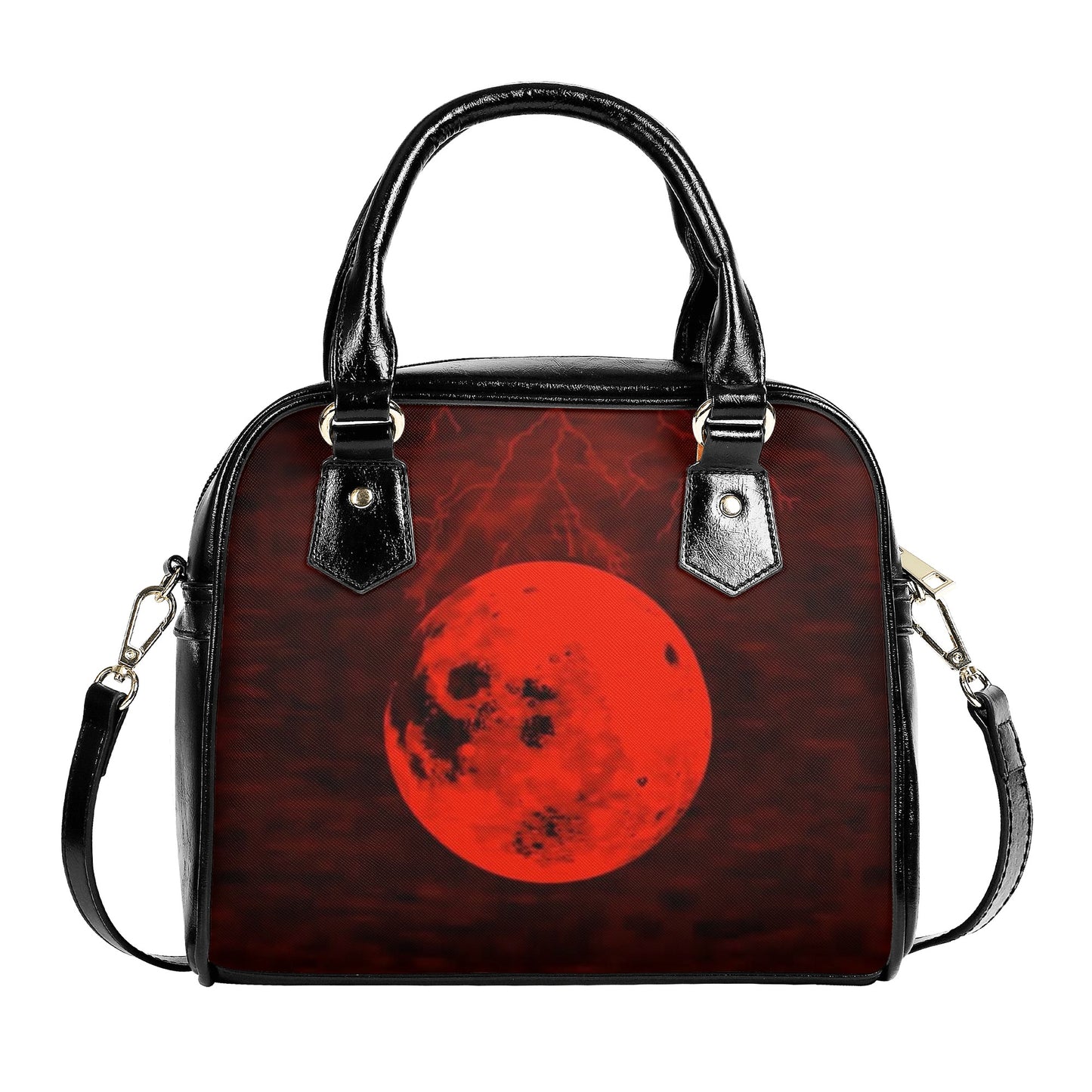 ViVi Vex Duke of Moons Electric Moon PU Shoulder Handbag