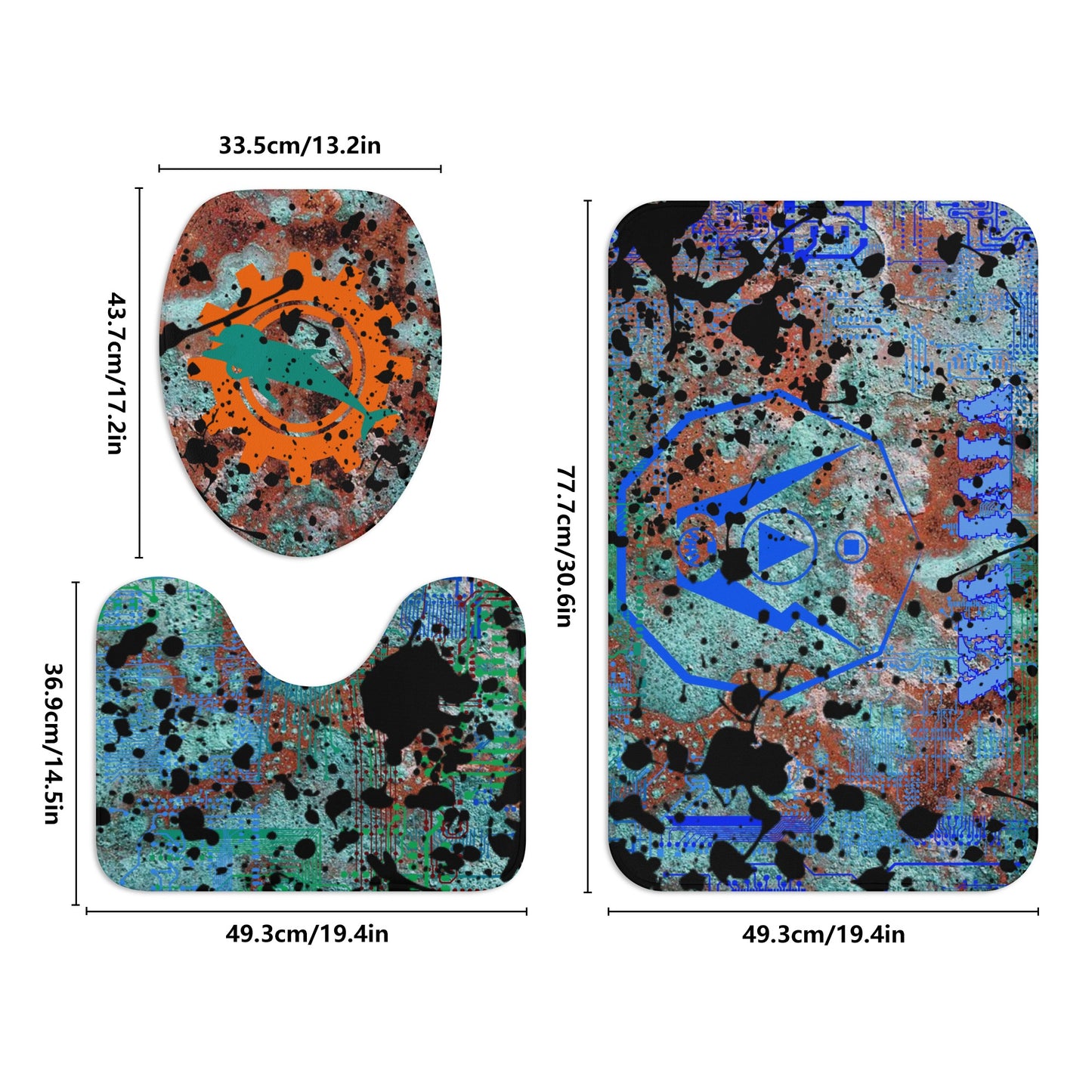 ViVi Vex Sand~Punk War Fish Toilet Set