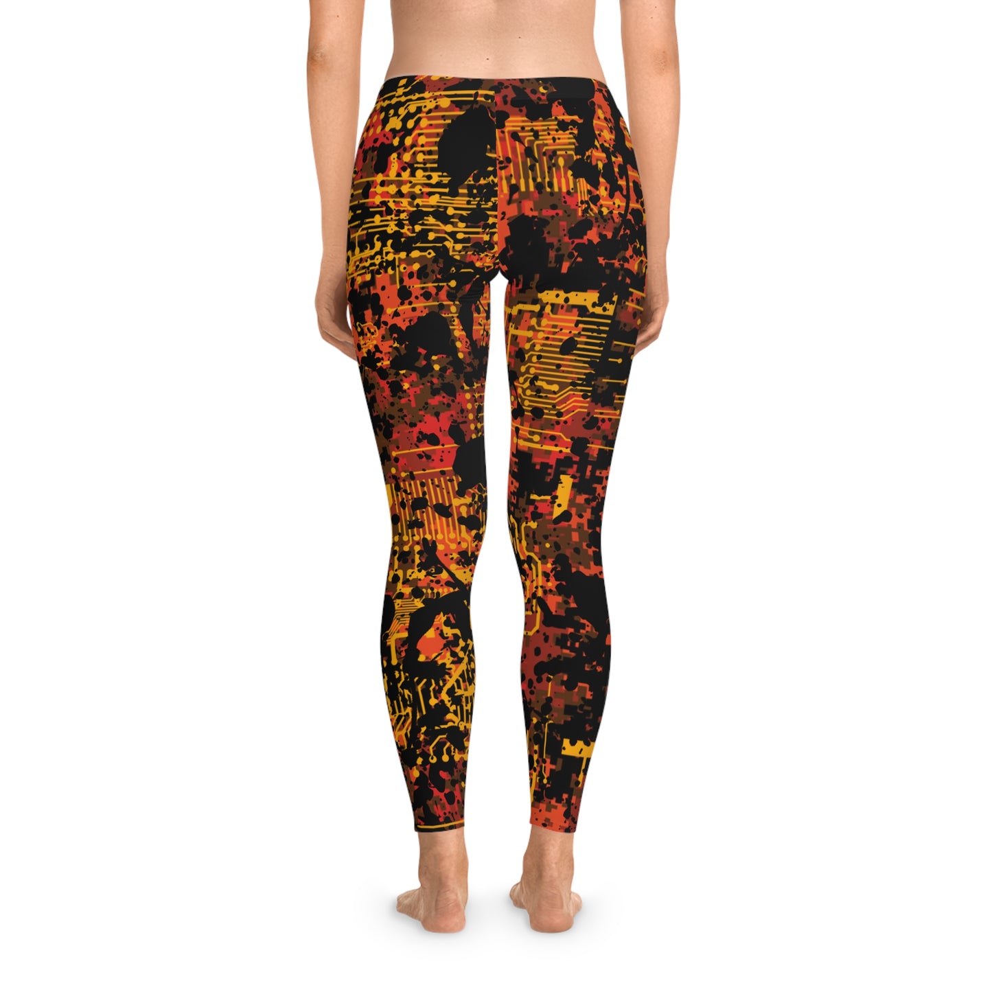 ViVi Vex Rust Punk Rust-Borg Leggings (Stretchy)