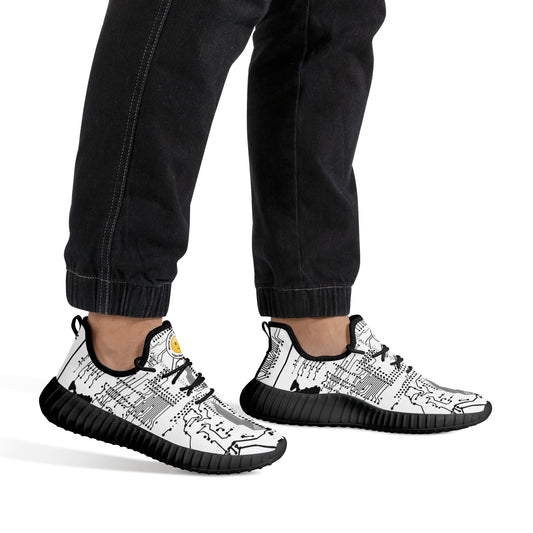 ViVi Vex Basic Mesh Knit Sneakers For Running And Stuff