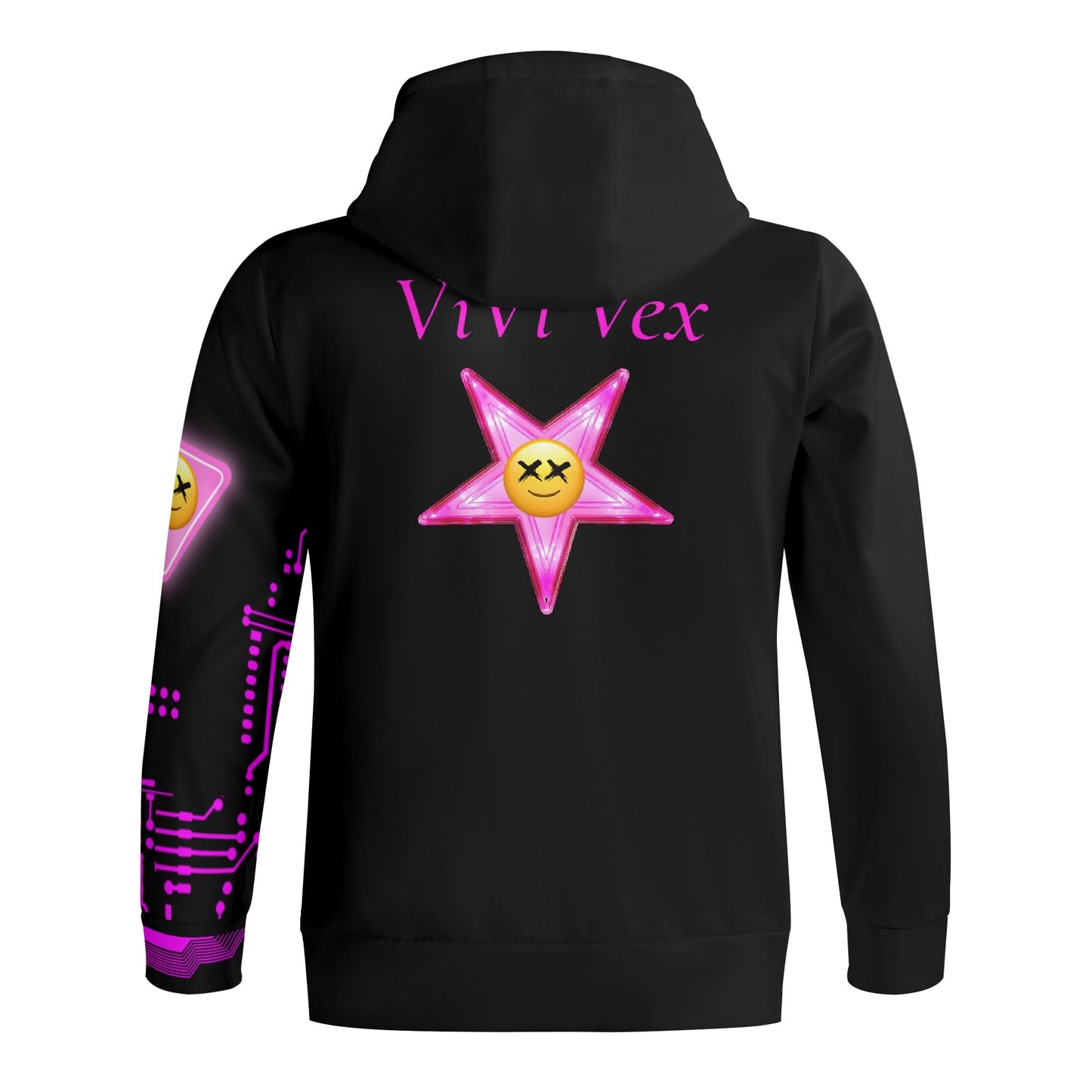 ViVi Vex Zip Turtleneck Hoodie Streetwear