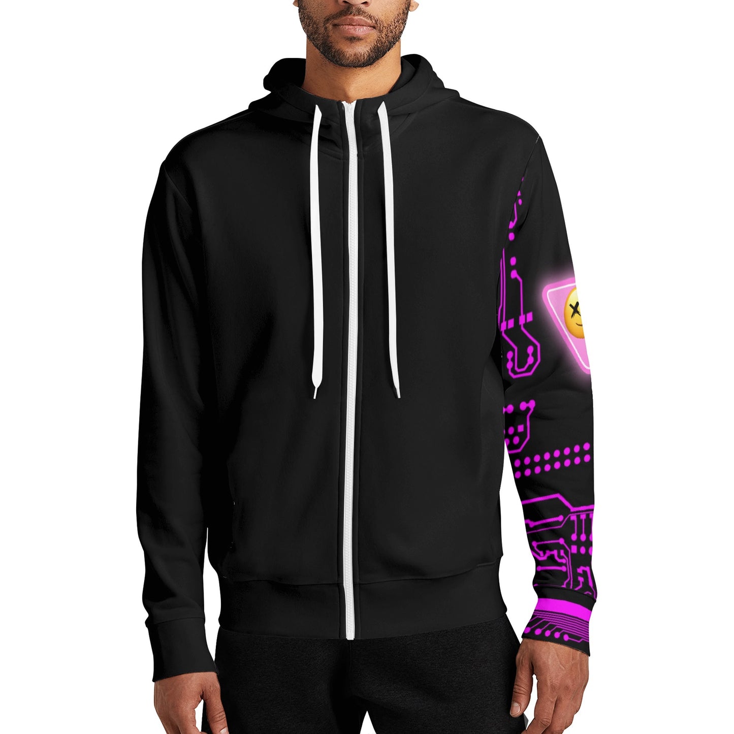 ViVi Vex Zip Turtleneck Hoodie Streetwear