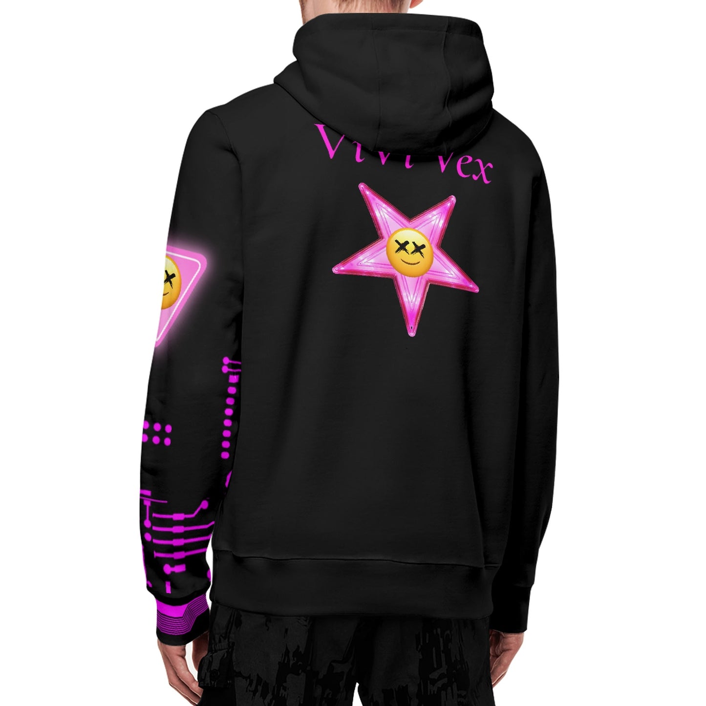 ViVi Vex Zip Turtleneck Hoodie Streetwear