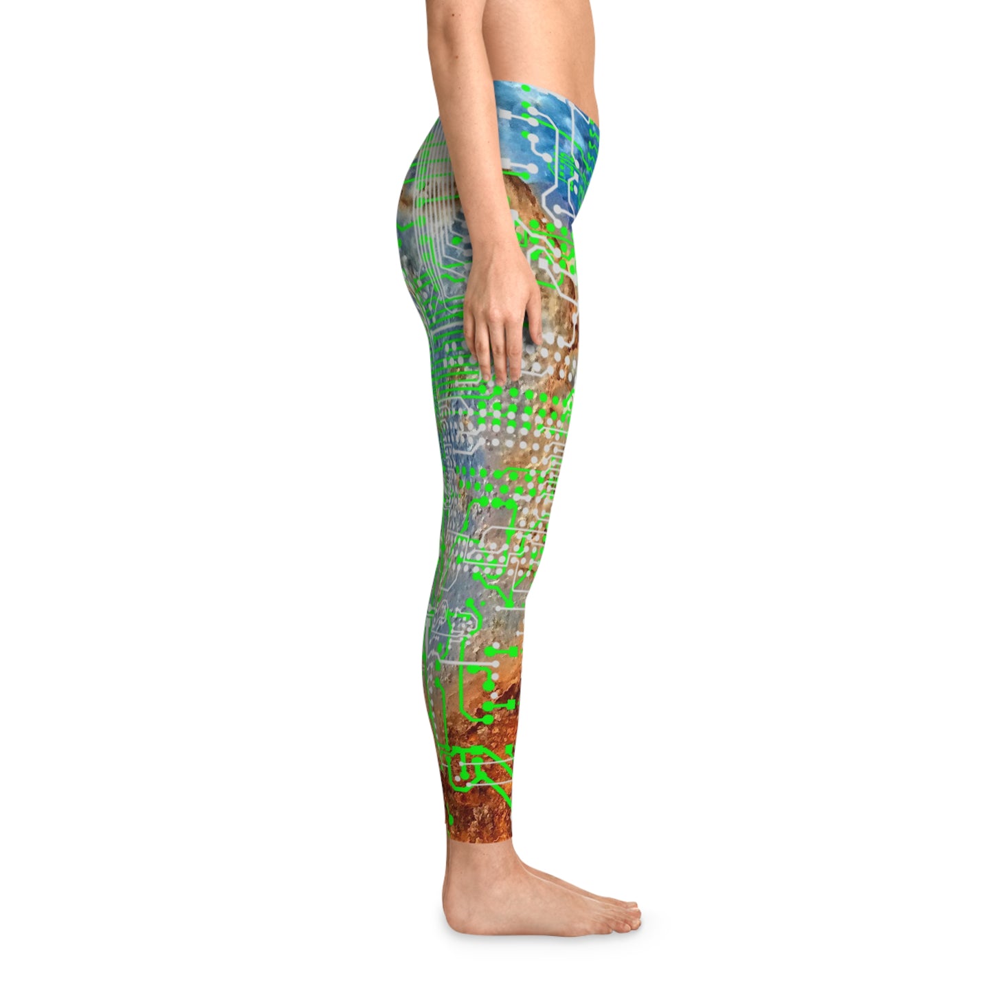 ViVi Vex Sand~Punk SeaWeed Cloud Leggings (Stretchy)