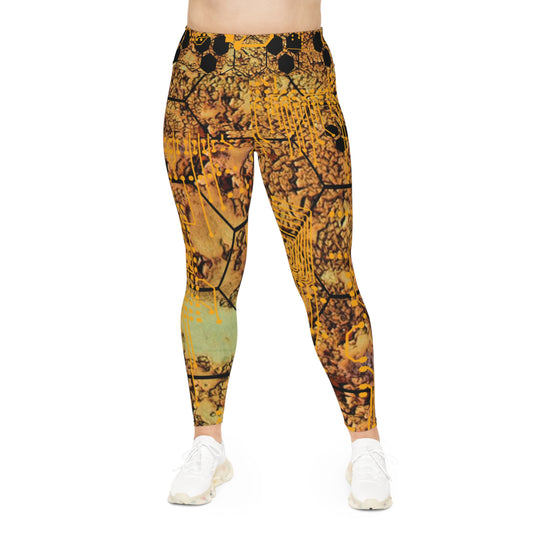 ViVi Vex Dust Punk Ash-Cryptid Leggings (Plus Size)