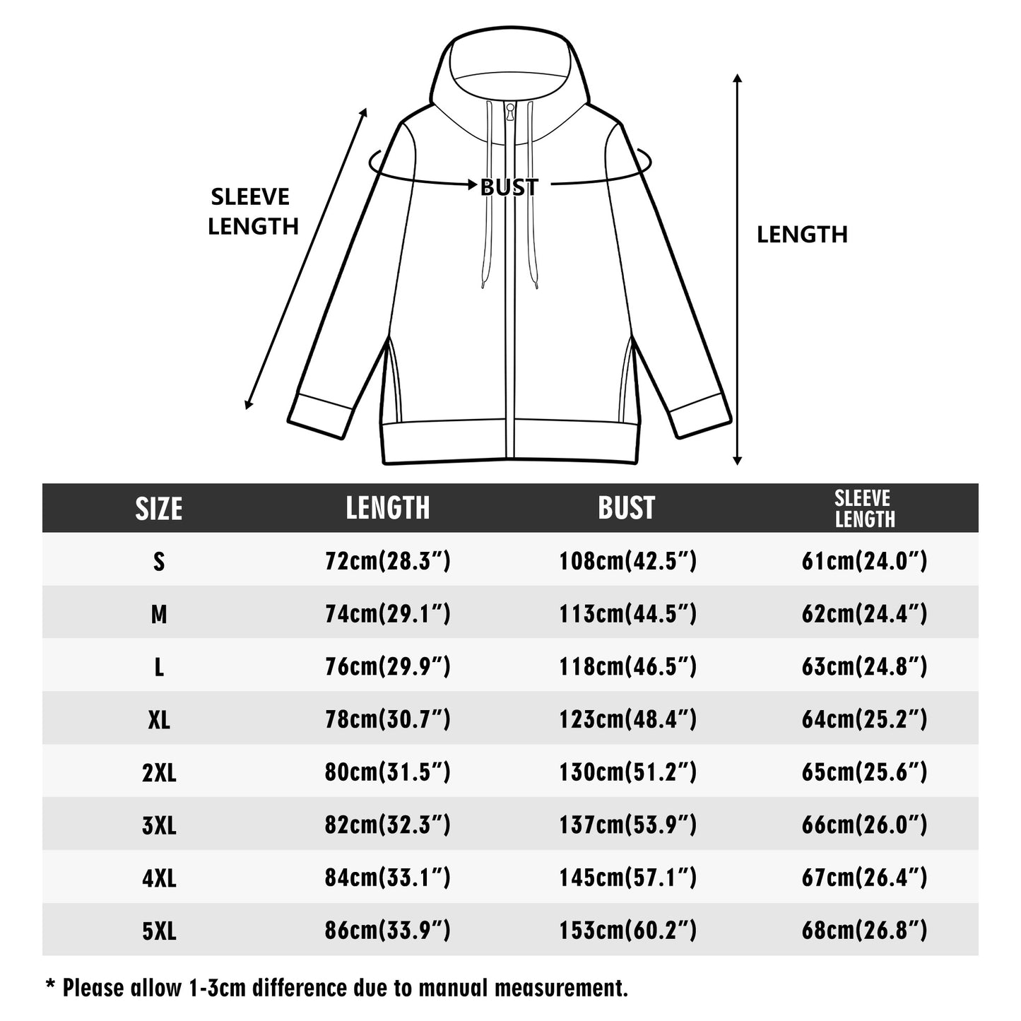 ViVi Vex Zip Turtleneck Hoodie Streetwear
