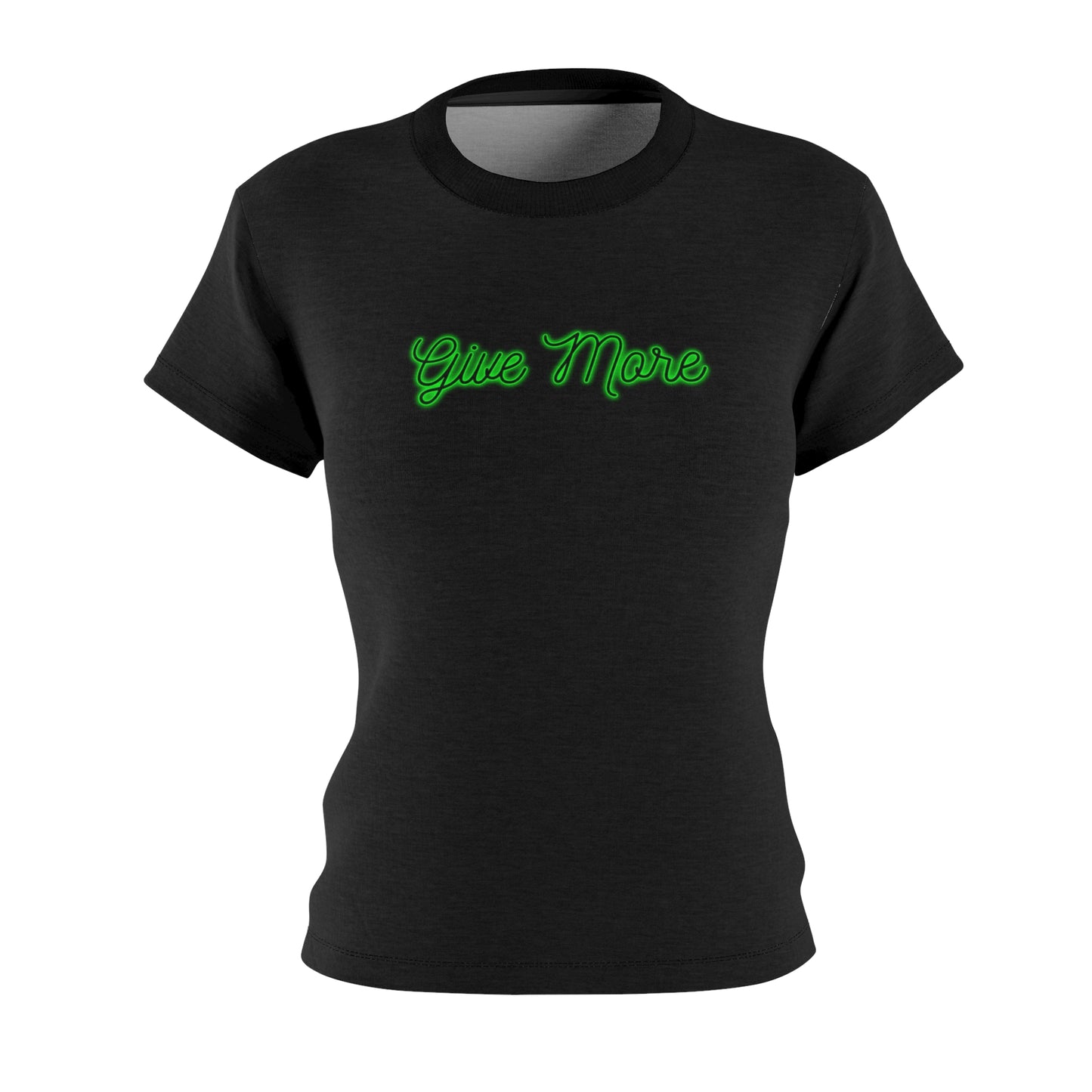 ViVi Vex Give More Shirt - Green on Black