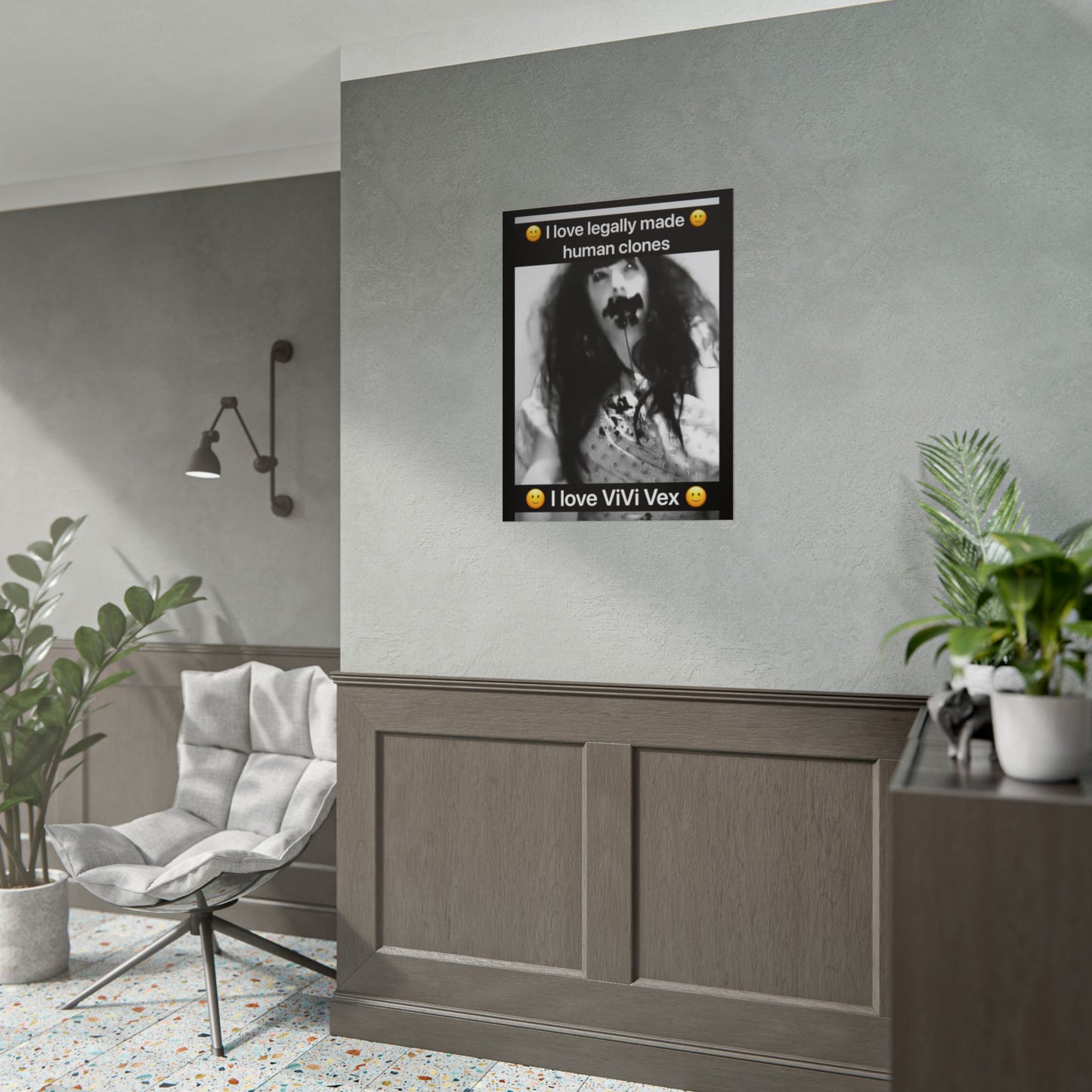 I love ViVi Vex I love Legally Made Human Clones Rolled Poster 2