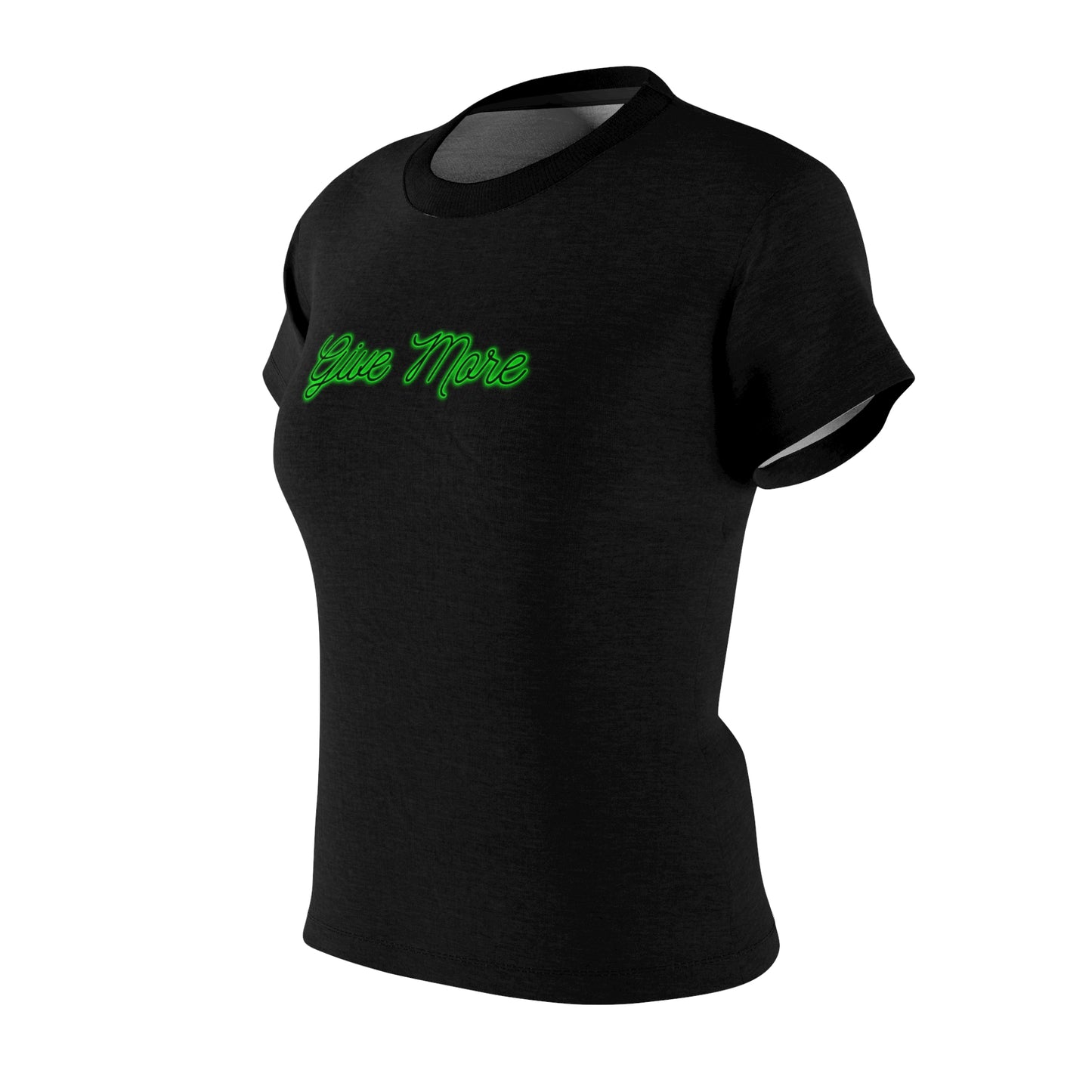 ViVi Vex Give More Shirt - Green on Black