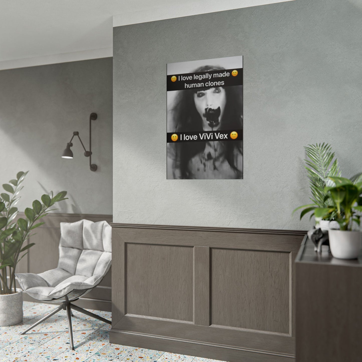 I love ViVi Vex I love Legally Made Human Clones Rolled Poster 5