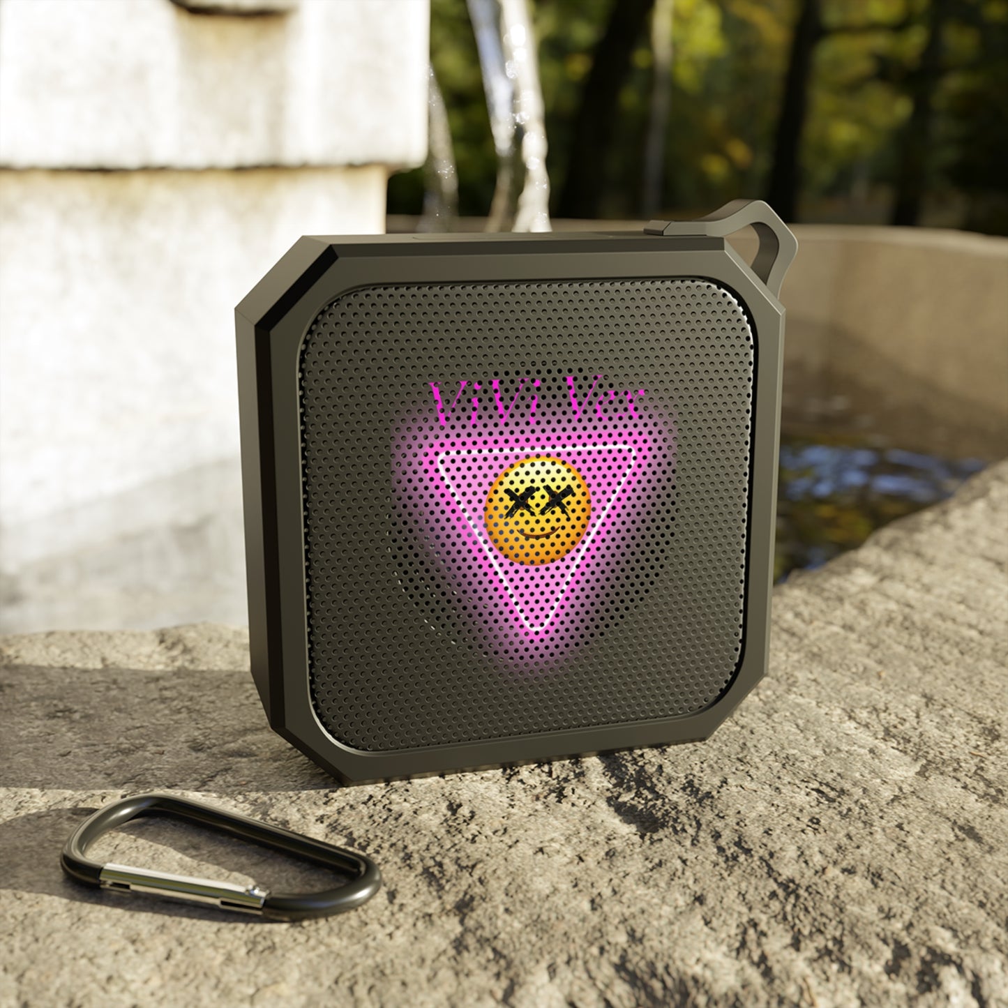 ViVi Vex H.E.L.P.E.R. Corrupted Pink Triangle Blackwater Outdoor Bluetooth Speaker