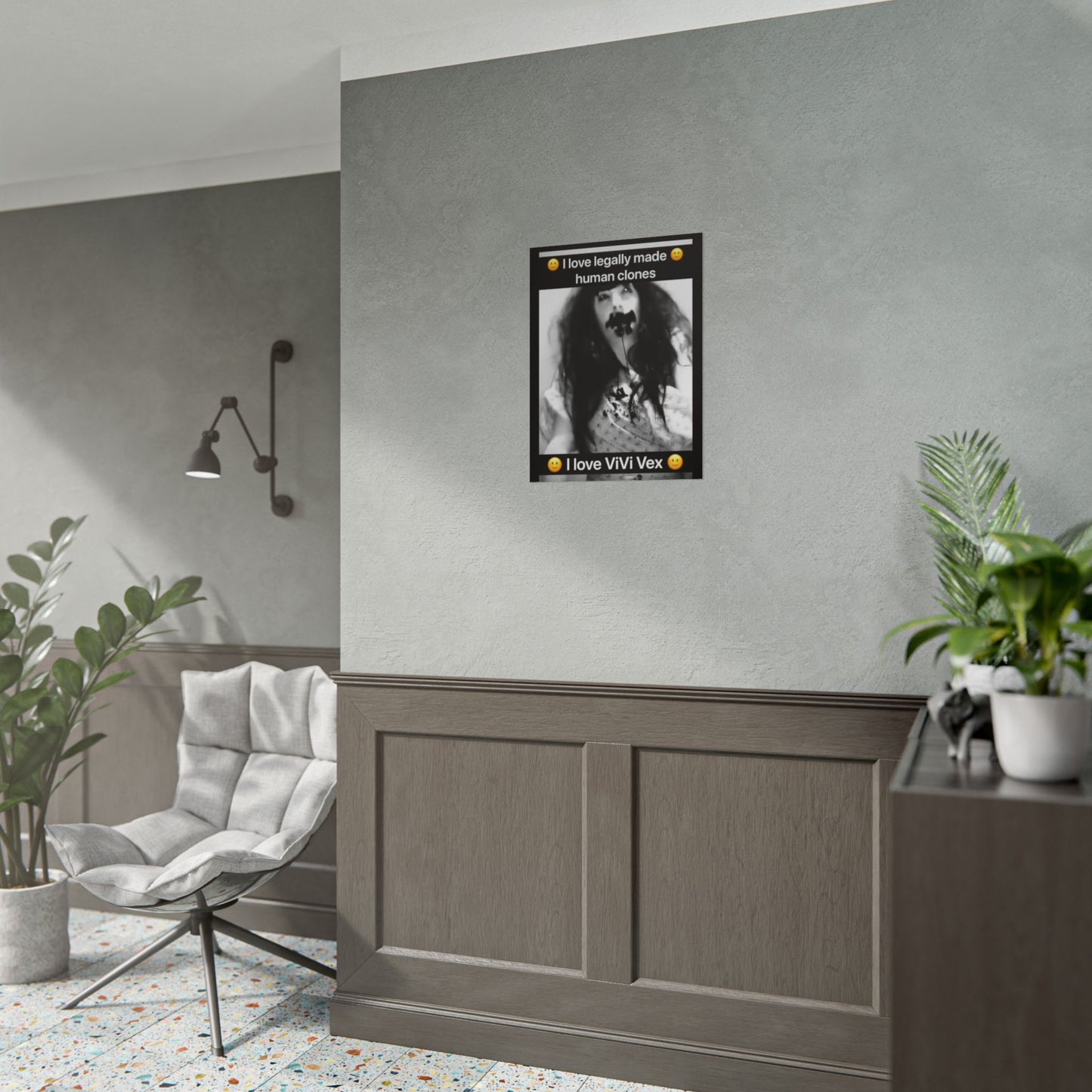 I love ViVi Vex I love Legally Made Human Clones Rolled Poster 2