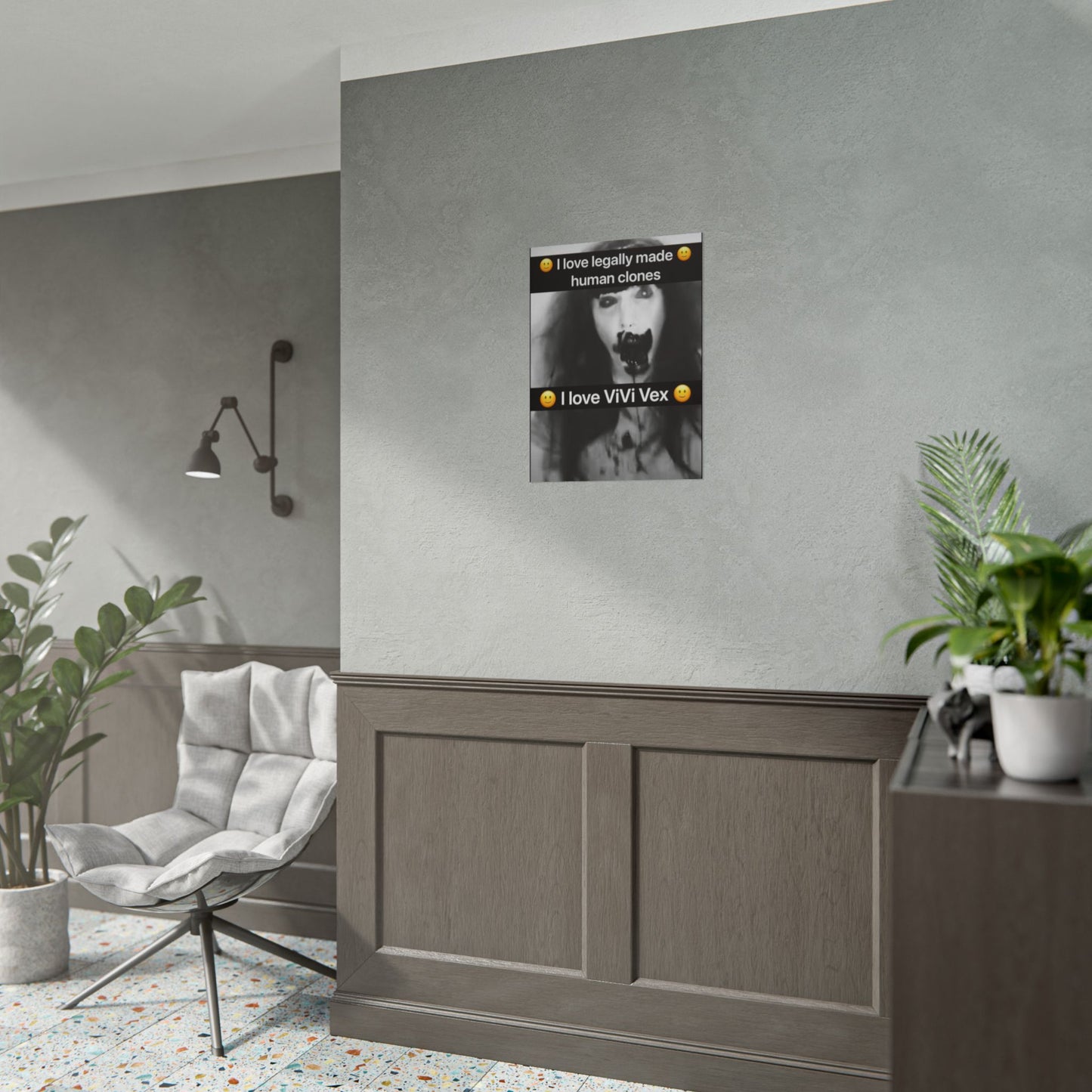 I love ViVi Vex I love Legally Made Human Clones Rolled Poster 5