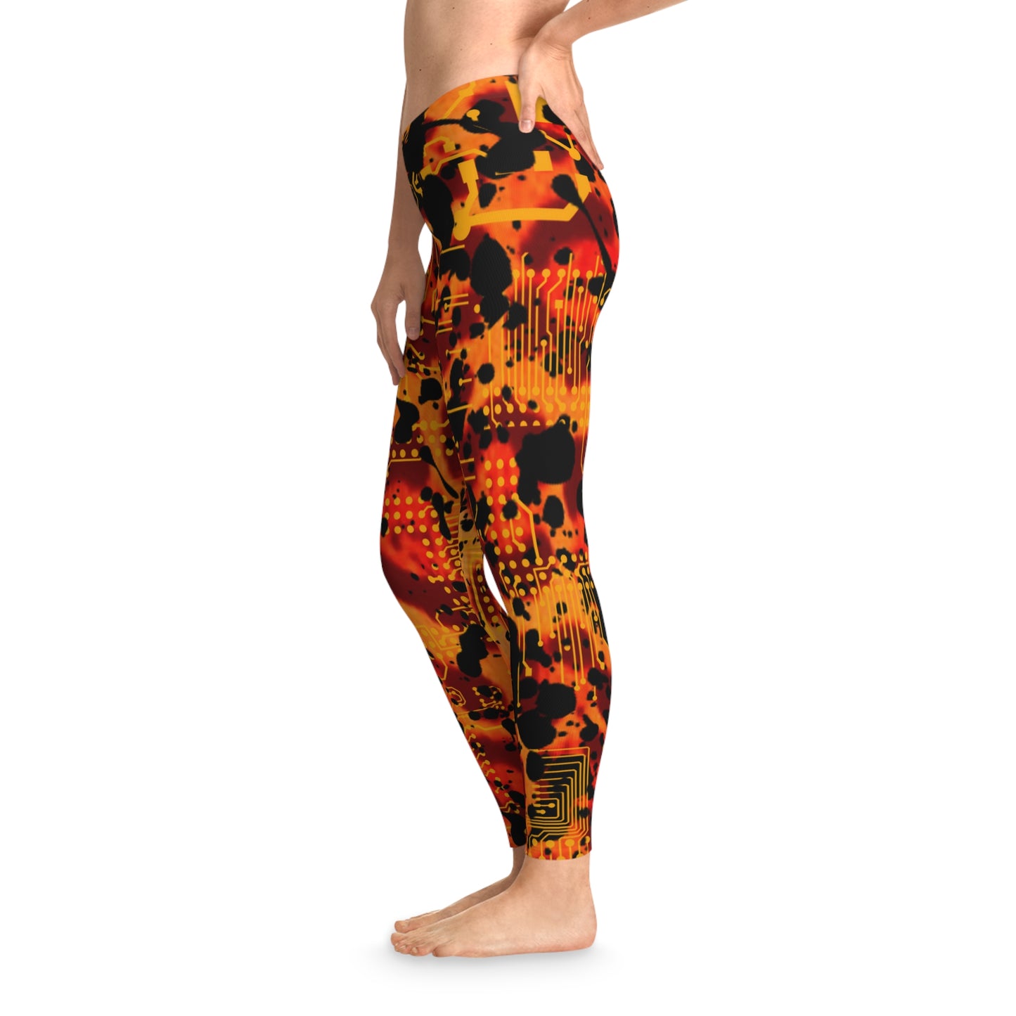 ViVi Vex Rust Punk Rusty's Familiar Leggings (Stretchy)