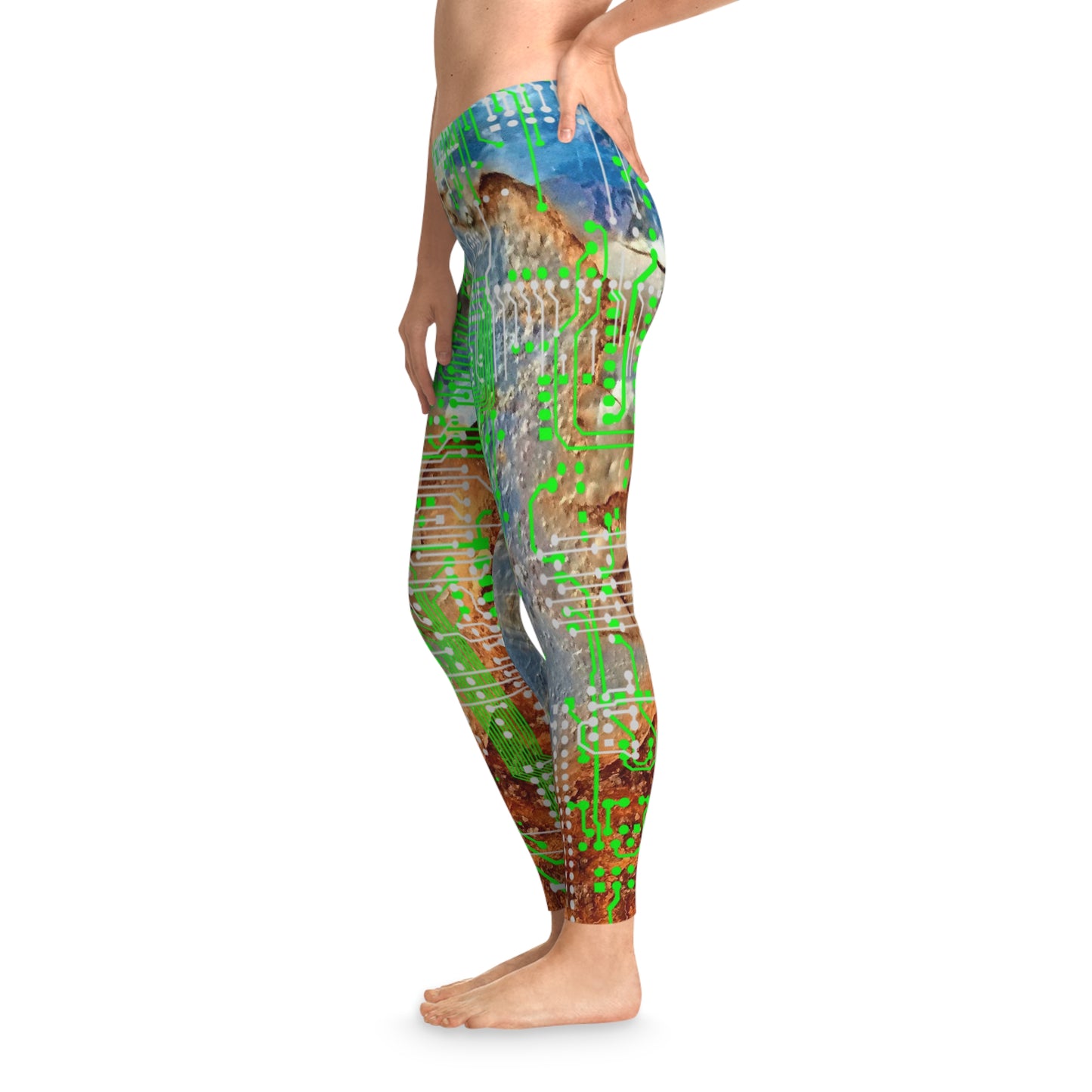 ViVi Vex Sand~Punk SeaWeed Cloud Leggings (Stretchy)