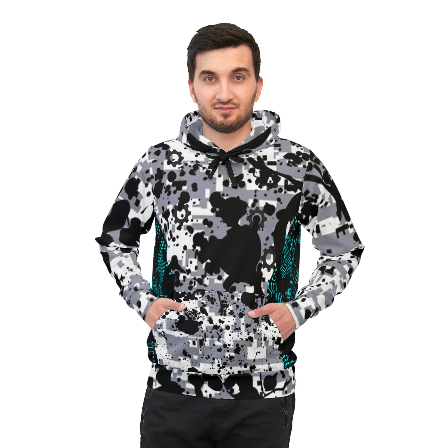 ViVi Vex Cold Unit Splatter Stealth Hoodie