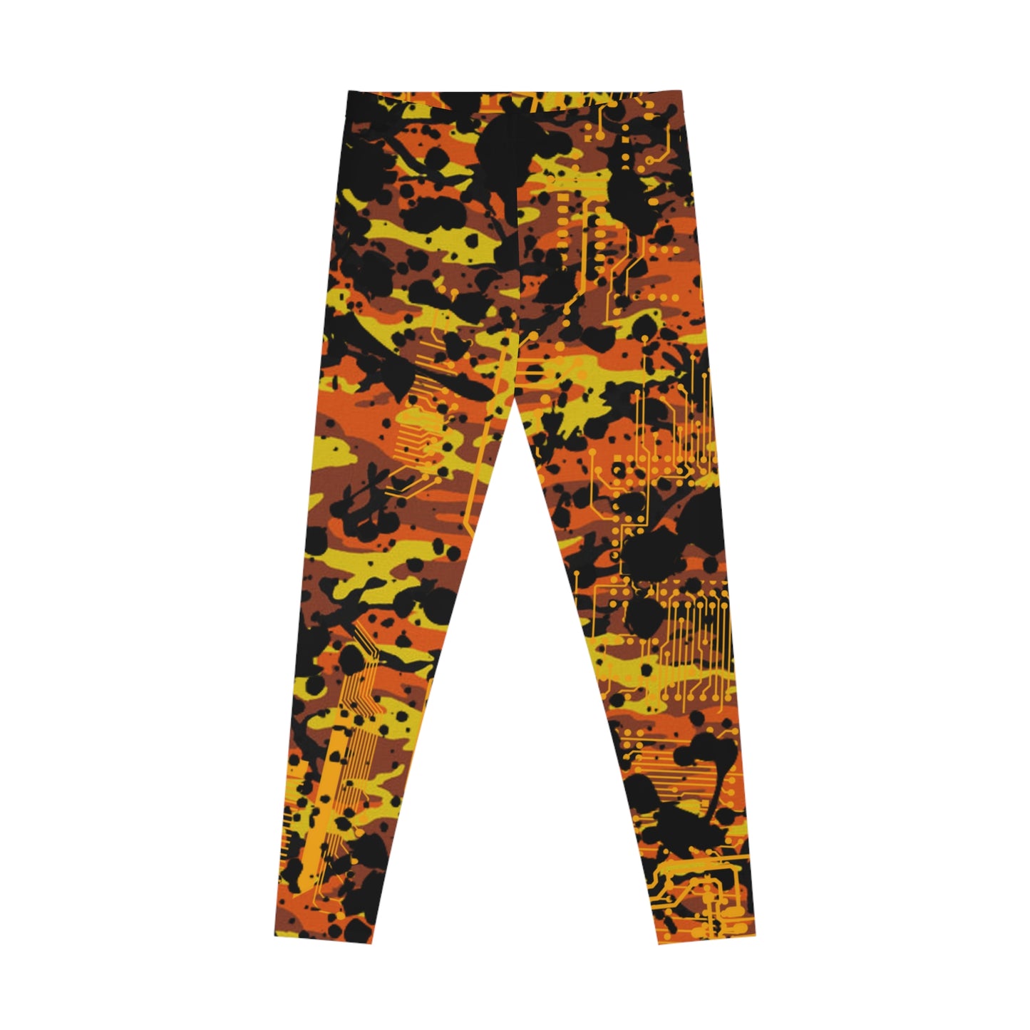 ViVi Vex Rust Punk Fool's Camo Leggings (Stretchy)