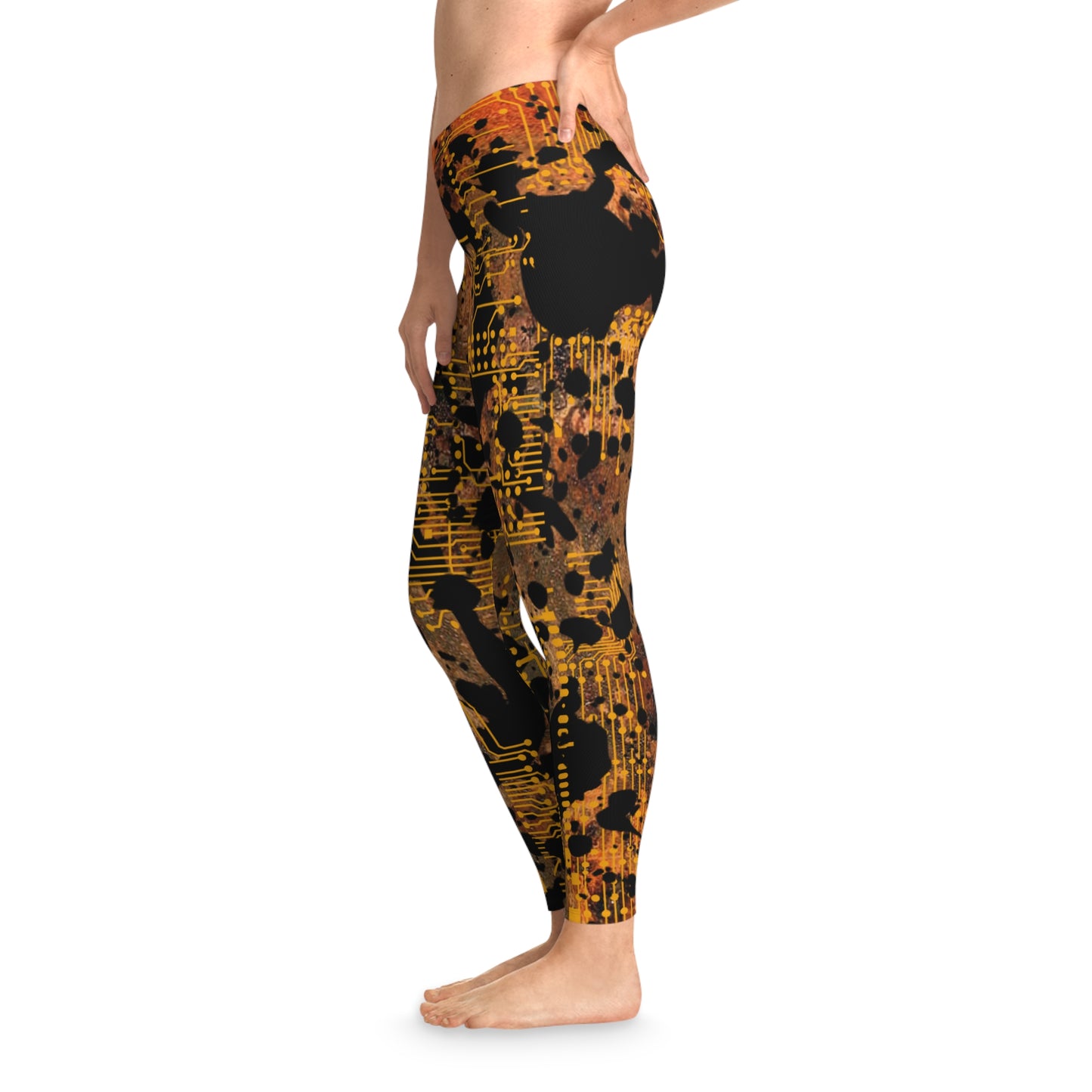 ViVi Vex Rust Punk Squirrel Chili Leggings (Stretchy)