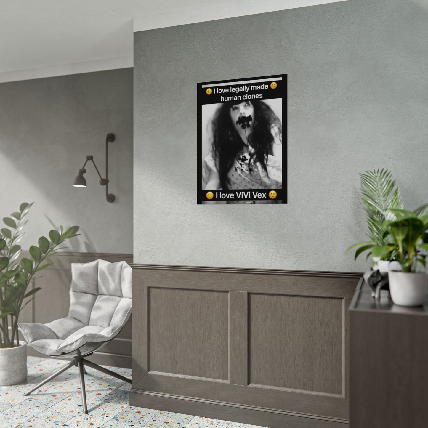 I love ViVi Vex I love Legally Made Human Clones Rolled Poster 2