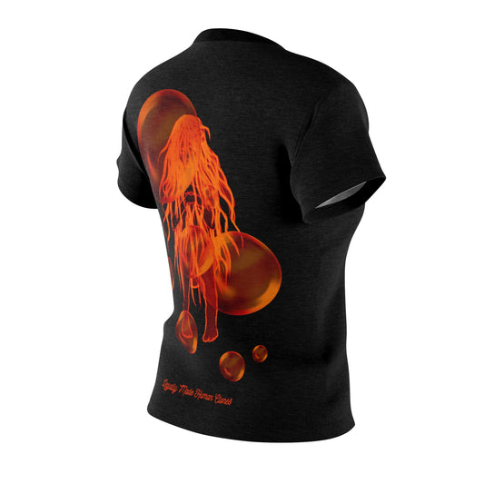 ViVi Vex Bubble Clone Shirt - Orange on Black