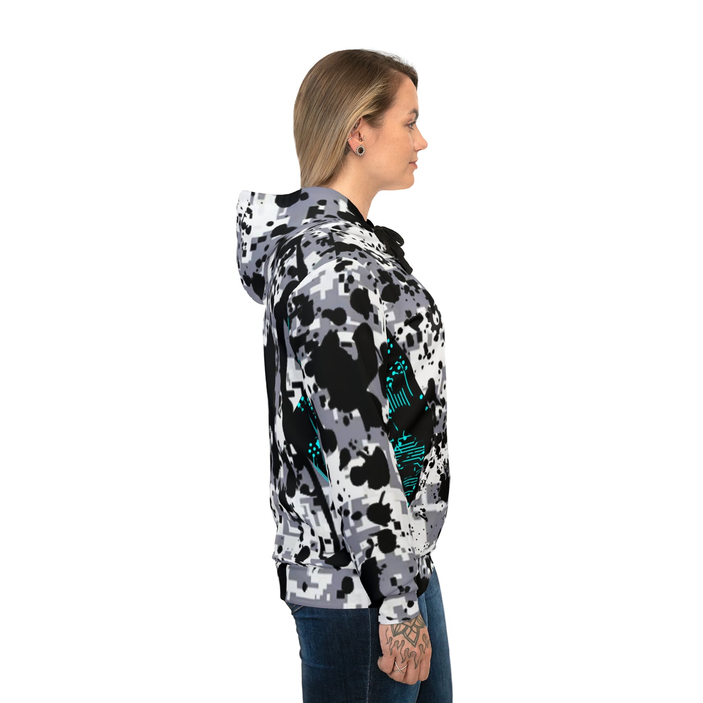 ViVi Vex Cold Unit Splatter Stealth Hoodie