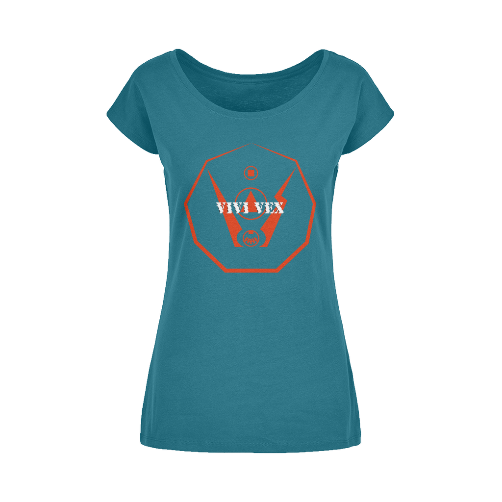 ViVi Vex Cycle Sign Wide Neck Womens T-Shirt XS-5XL