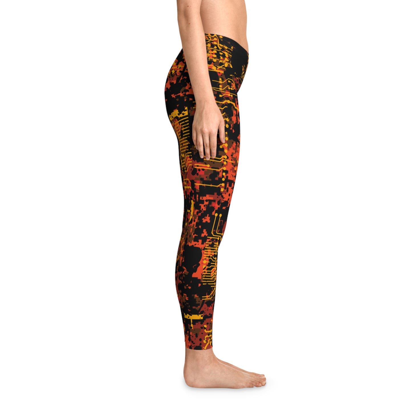 ViVi Vex Rust Punk Rust-Borg Leggings (Stretchy)