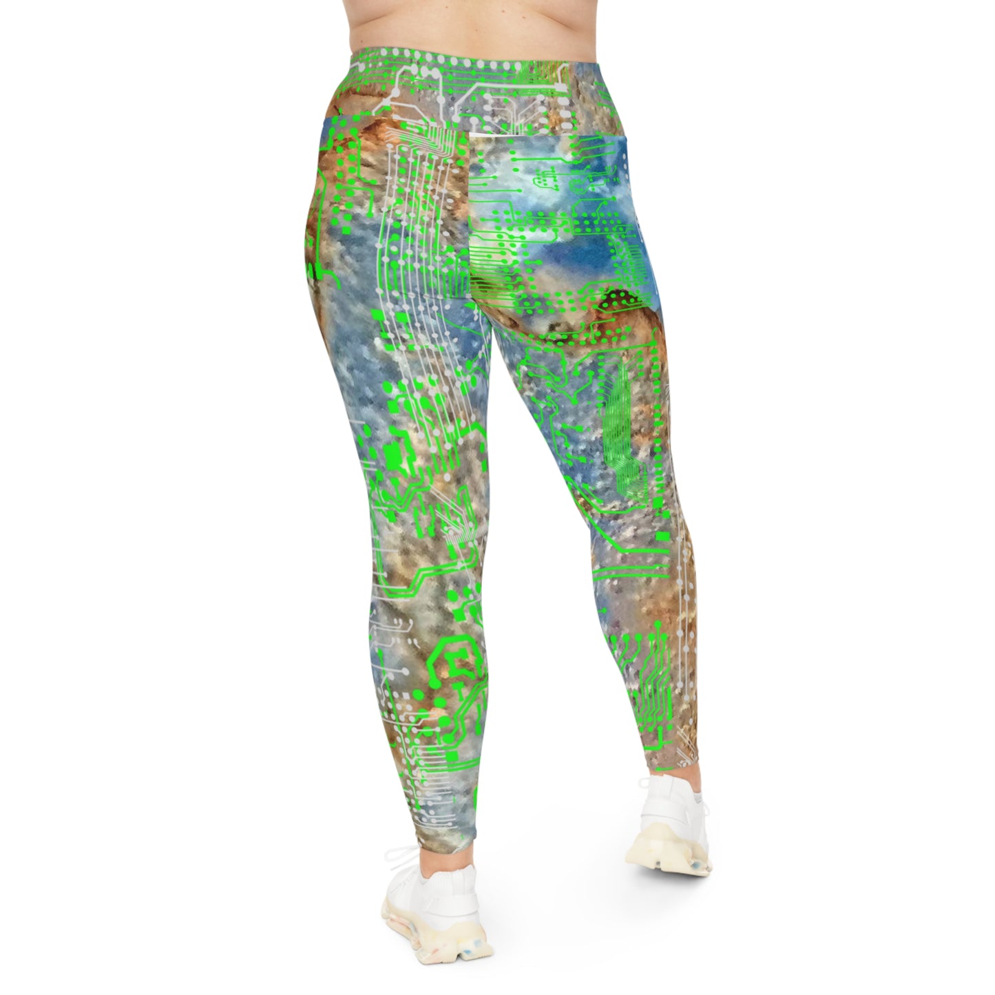 ViVi Vex Sand~Punk SeaWeed Cloud Leggings (Plus Size)