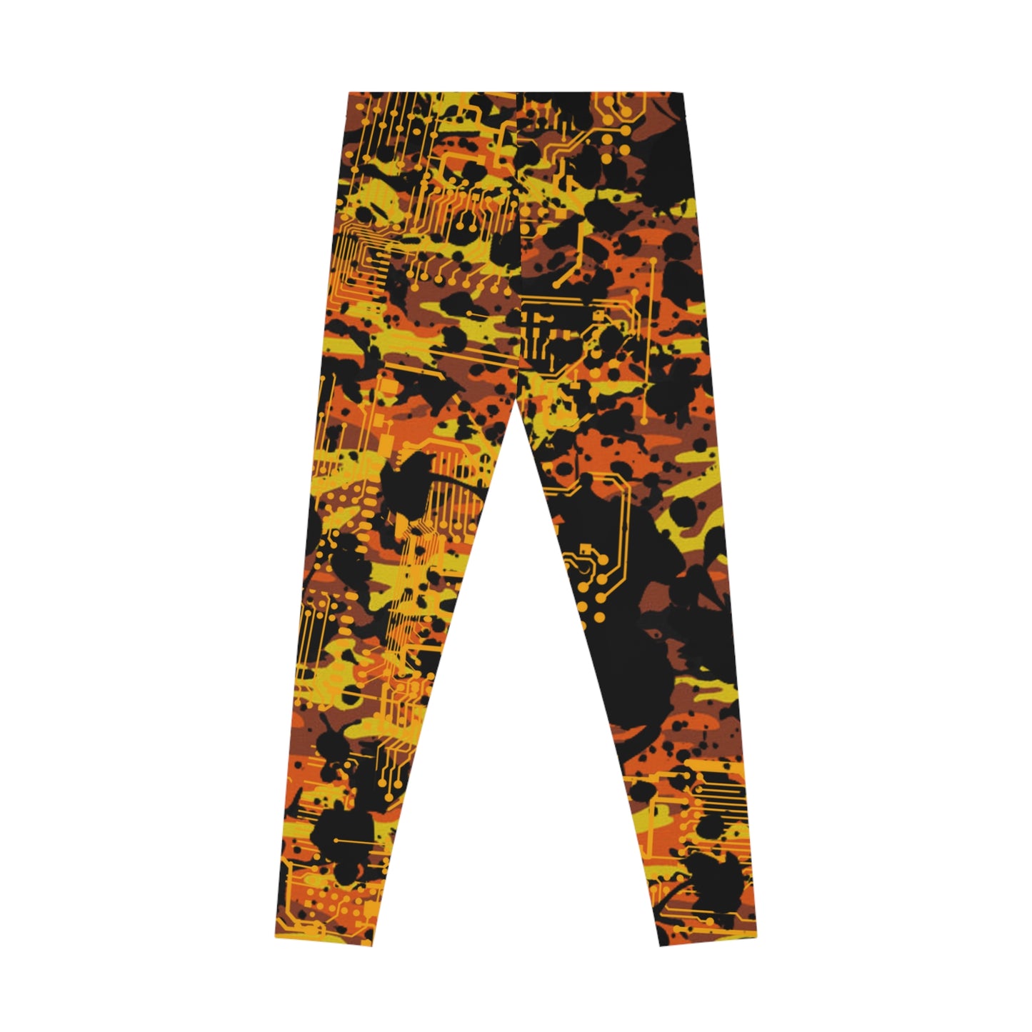 ViVi Vex Rust Punk Fool's Camo Leggings (Stretchy)