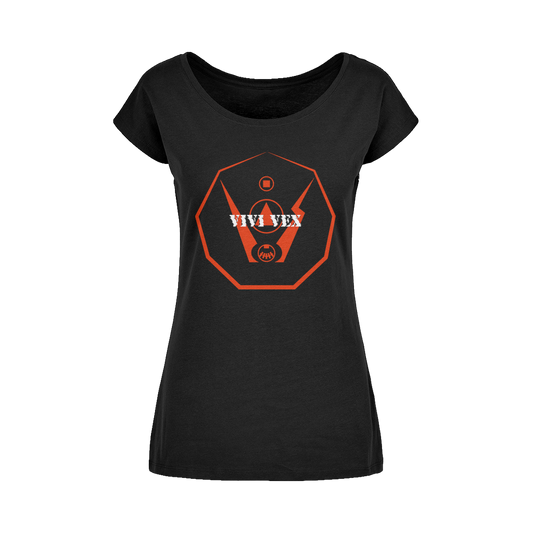 ViVi Vex Cycle Sign Wide Neck Womens T-Shirt XS-5XL