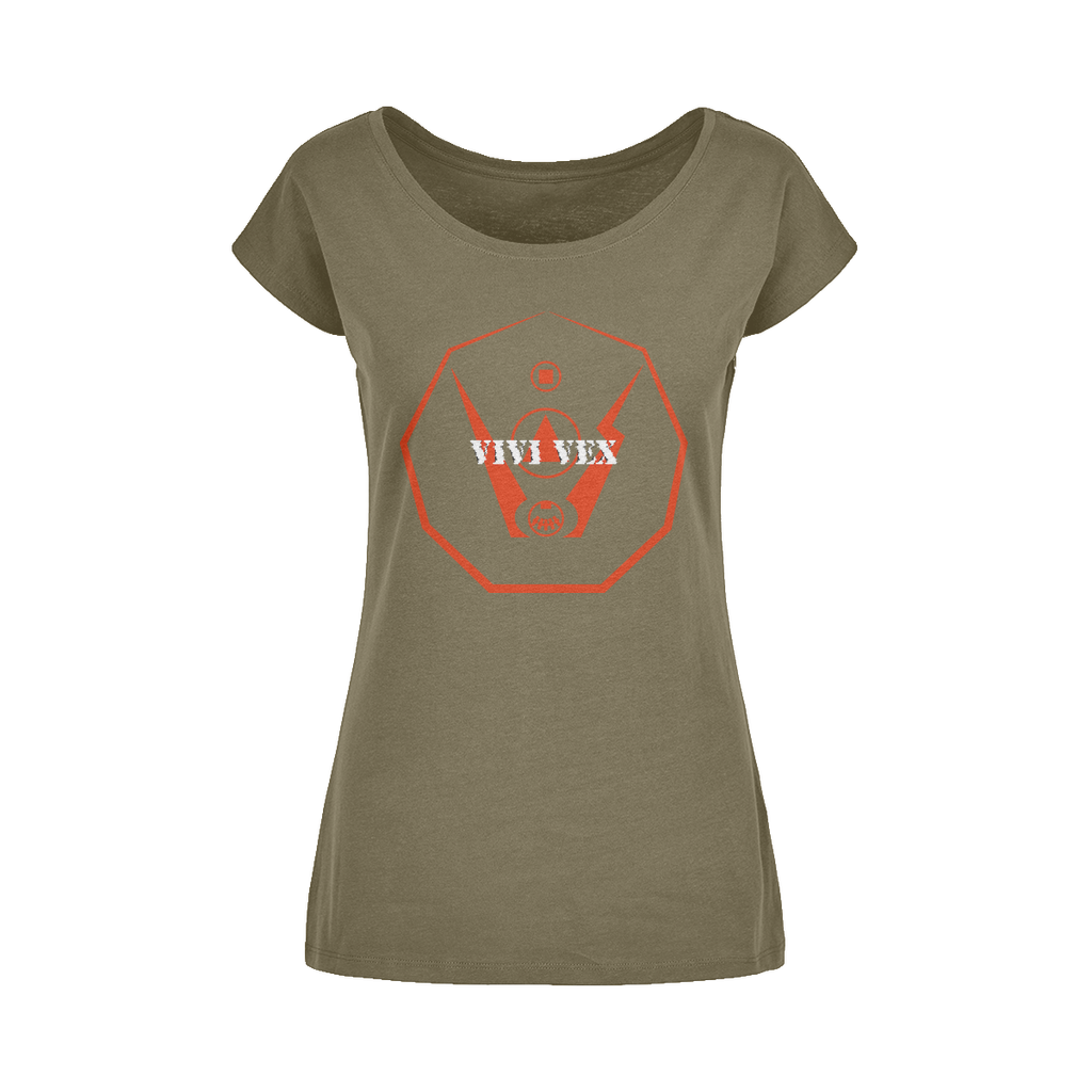 ViVi Vex Cycle Sign Wide Neck Womens T-Shirt XS-5XL